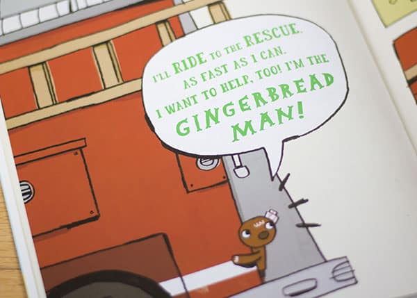 Gingerbread Story Time- The Gingerbread Man Loose On the Fire Truck Book