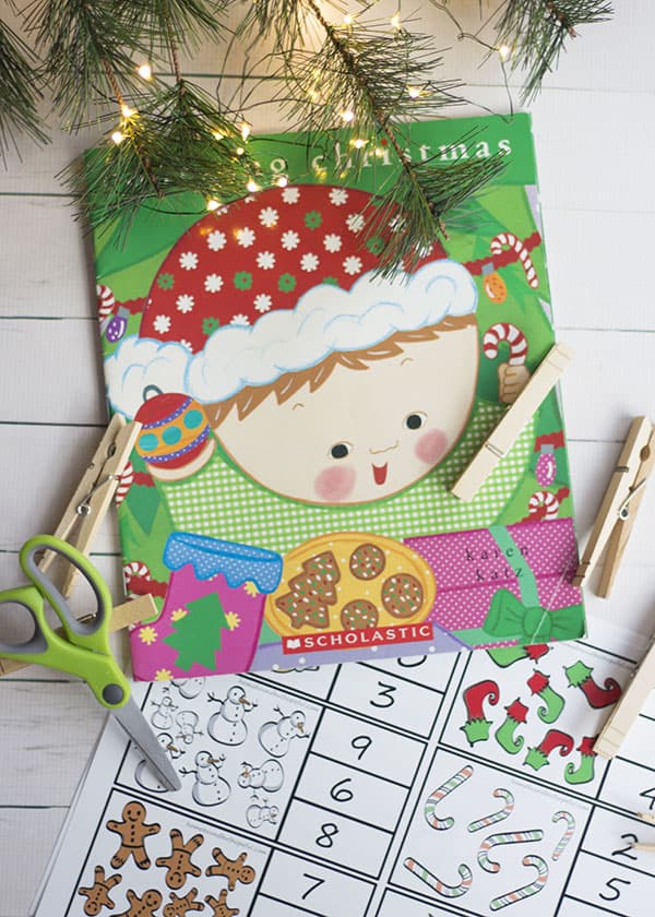 Counting Christmas Story Time- Printable Math Clip Cards