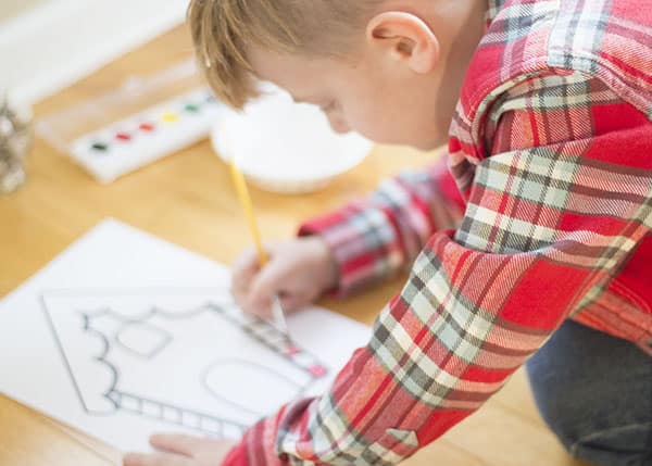 Gingerbread Story Time- Magic Painting Activity