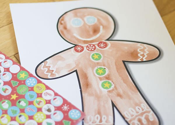 Gingerbread Story Time- Magic Painting Activity