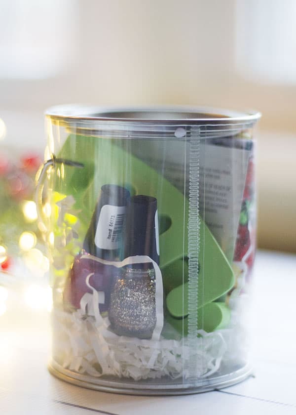 DIY Holiday Gift Baskets- Mistletoe & Twinkle Toes Pedicure