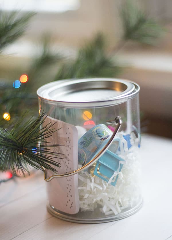 DIY Holiday Gift Baskets- Plan Yourself A Merry Christmas Planner Set