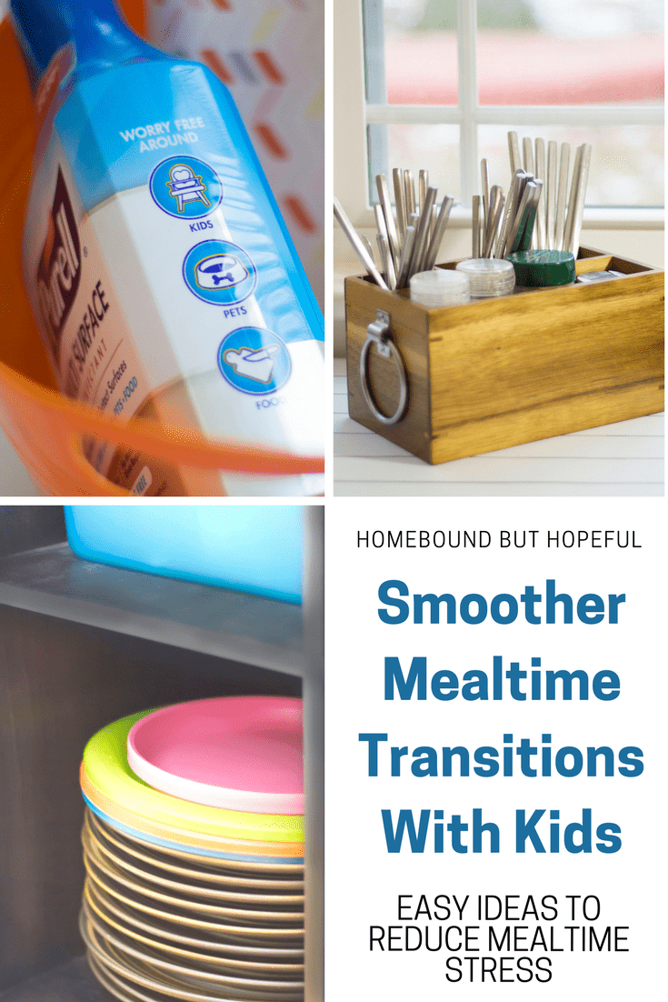 Does getting the family to the table stress you out? #ad The post-meal mess making you crazy? Check out some easy tips to make mealtime transitions with kids simpler... #PURELLSurface #IC #DisinfectWorryFree