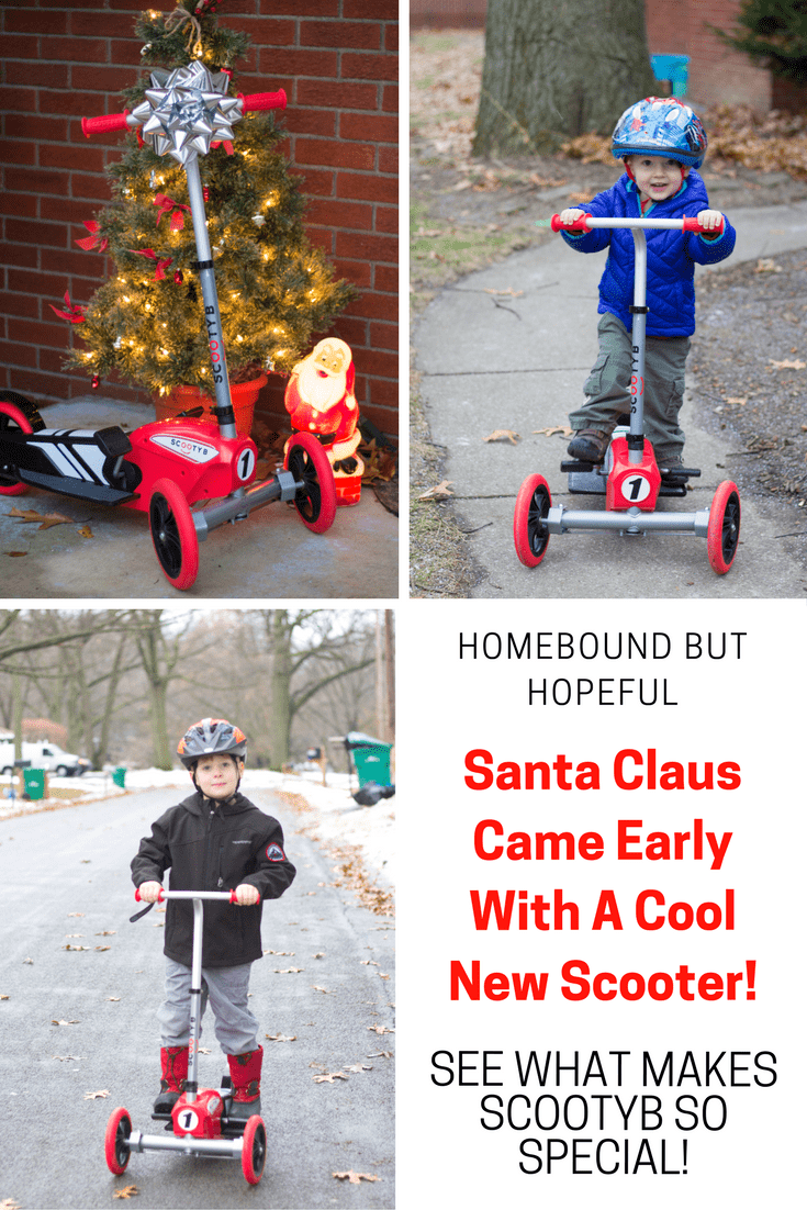 If your kids love active, ride-on toys like bikes or scooters, you'll want to check out this innovative new product. My boys are loving their ScootyB - you'll be amazed by how special it truly is! #ad #ScootyB #Christmas #Scooters #PumpItUp