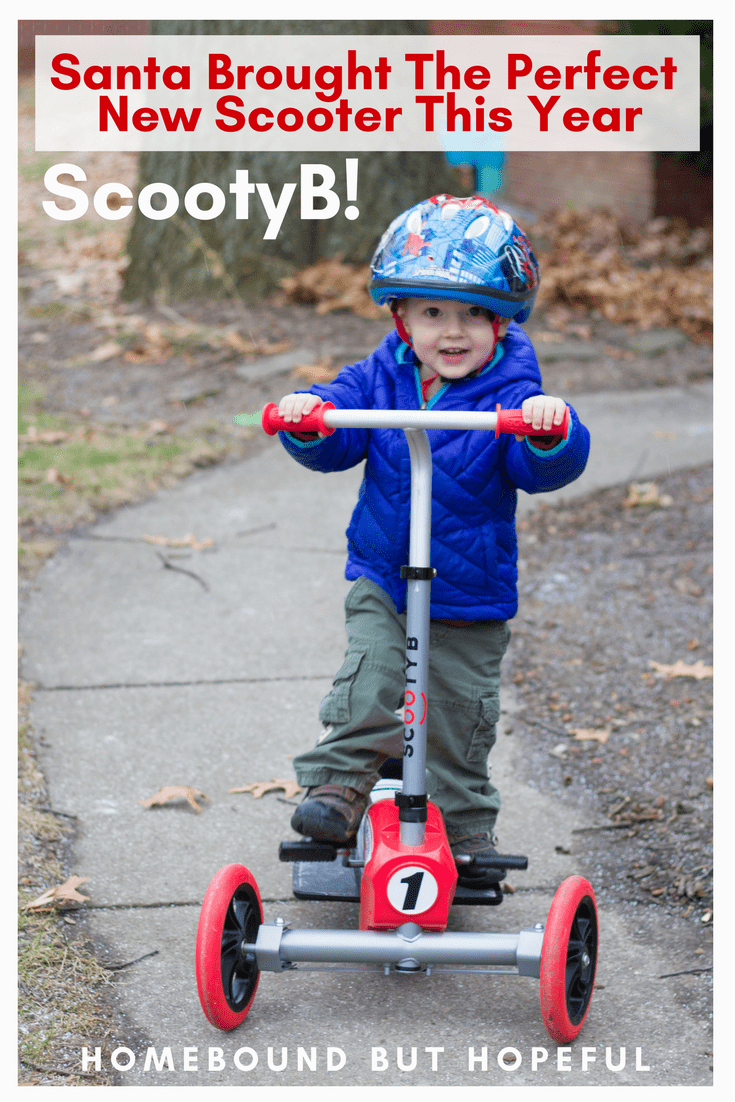 If your kids love active, ride-on toys like bikes or scooters, you'll want to check out this innovative new product. My boys are loving their ScootyB - you'll be amazed by how special it truly is! #ad #ScootyB #Christmas #Scooters #PumpItUp