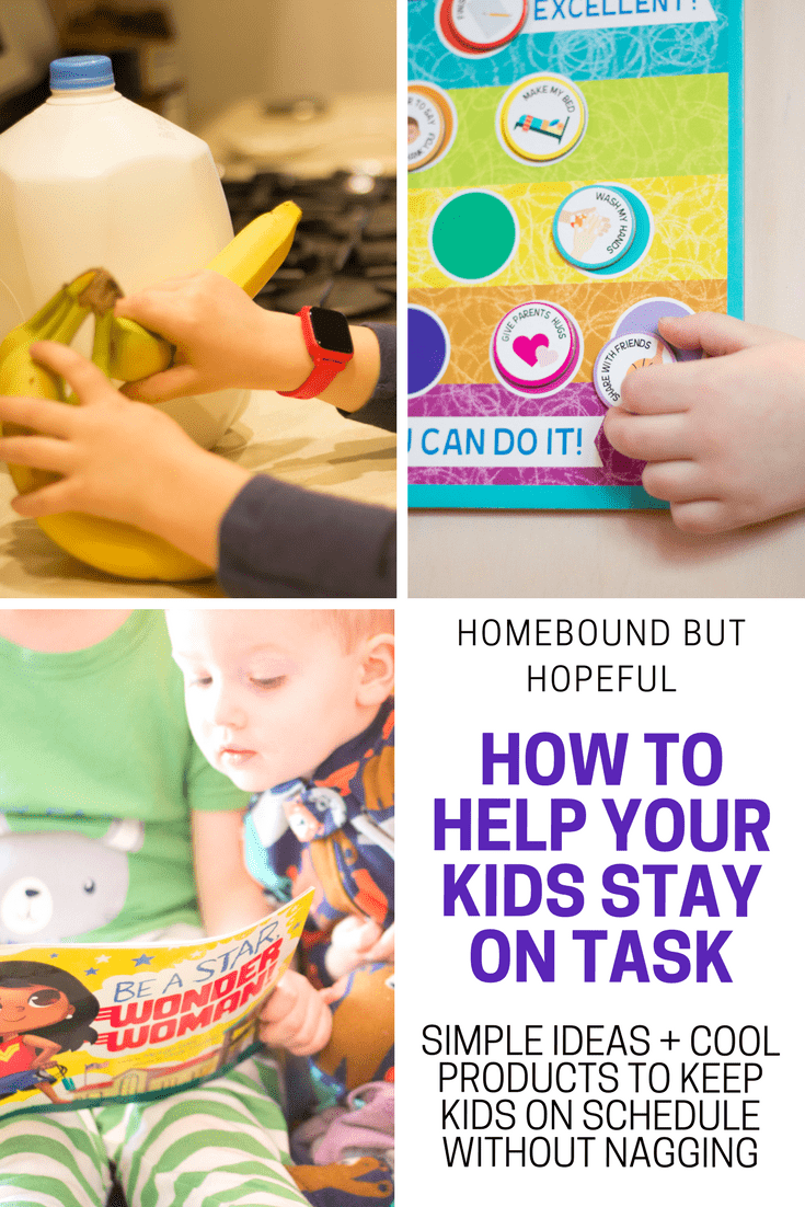 Helping to keep kids on task is a constant struggle! Check out the ways we're working on it at our house. You won't want to miss our newest high-tech solution, the Octopus Watch! #ad #momlife #parentinghacks #techforkids #octopuswatch