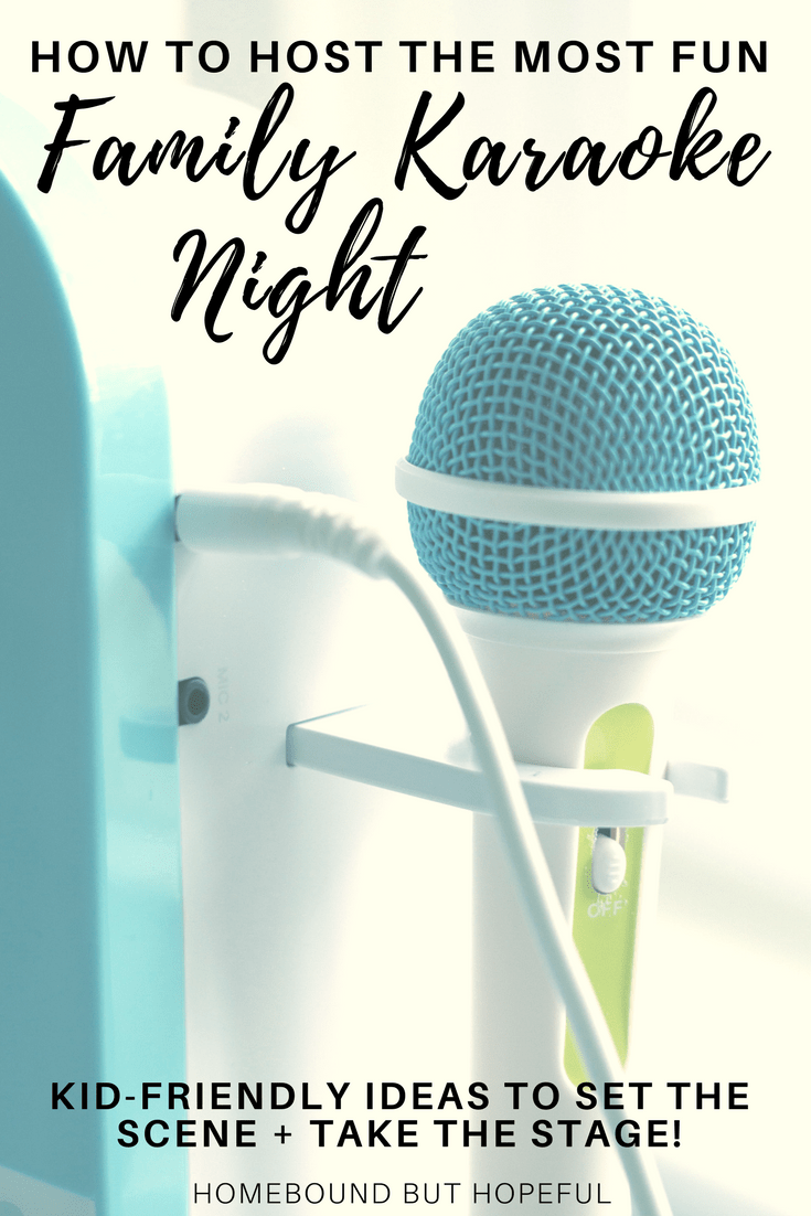 Do your kids love to sing? Find out how to host a super fun family karaoke night, complete with the perfect machine for kiddos! #ad #singingmachine #familynight #karaoke