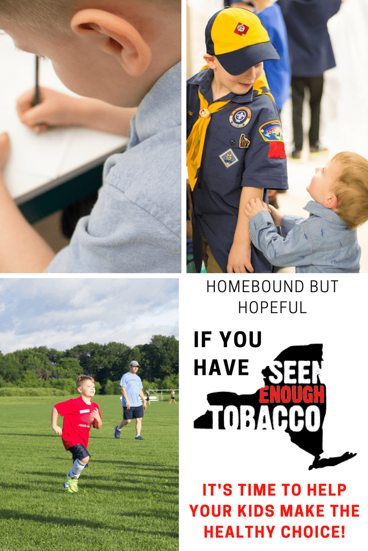 Help your kids make the healthy choice when it comes to smoking. Find out about the Smoke Free New York State program, and sign the petition if you've 'Seen Enough Tobacco!" #SeenEnoughTobacco #IC (ad) #parenting #tobaccofree #TobaccoFreeNewYorkState #nosmoking