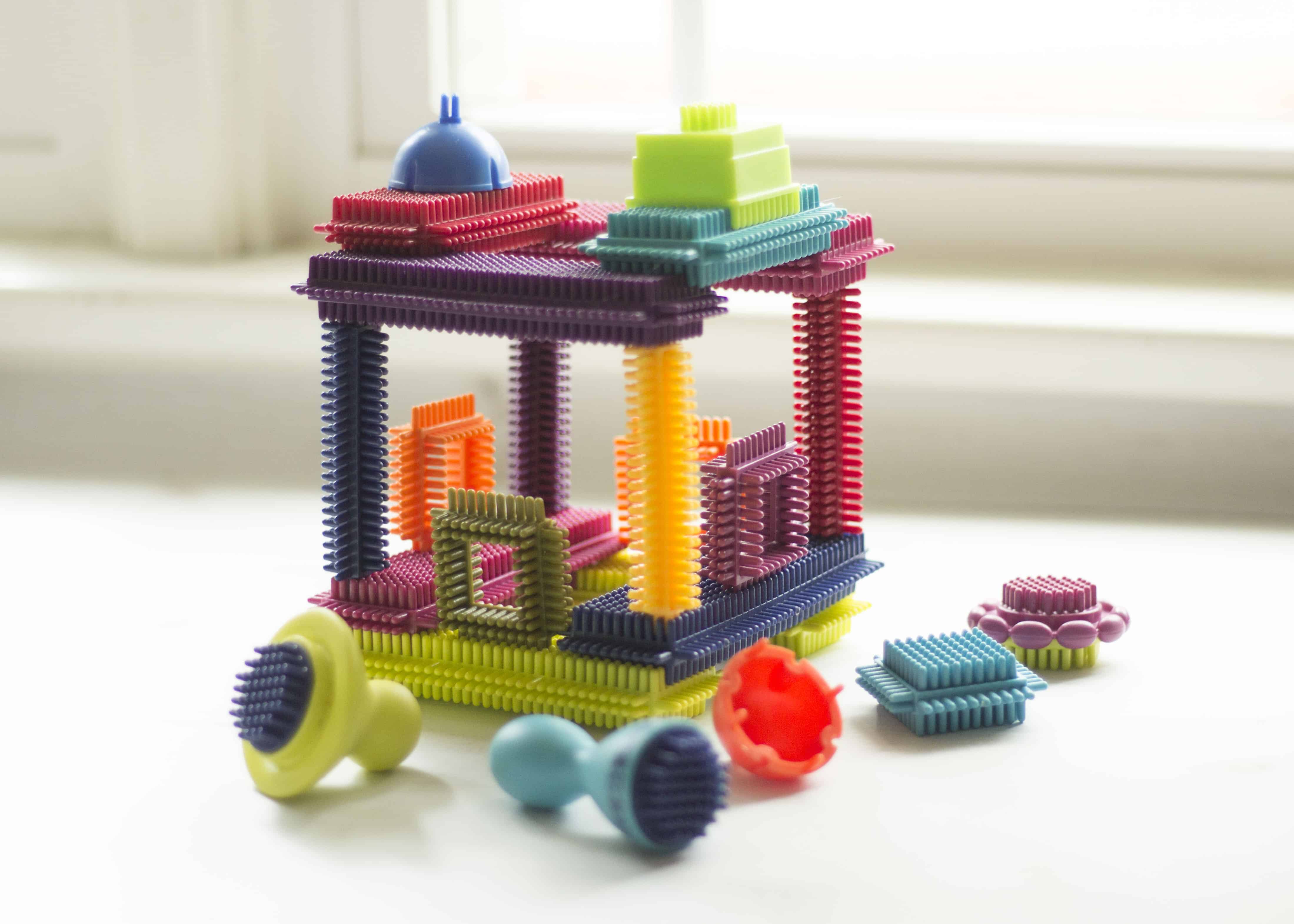 building with bristle blocks