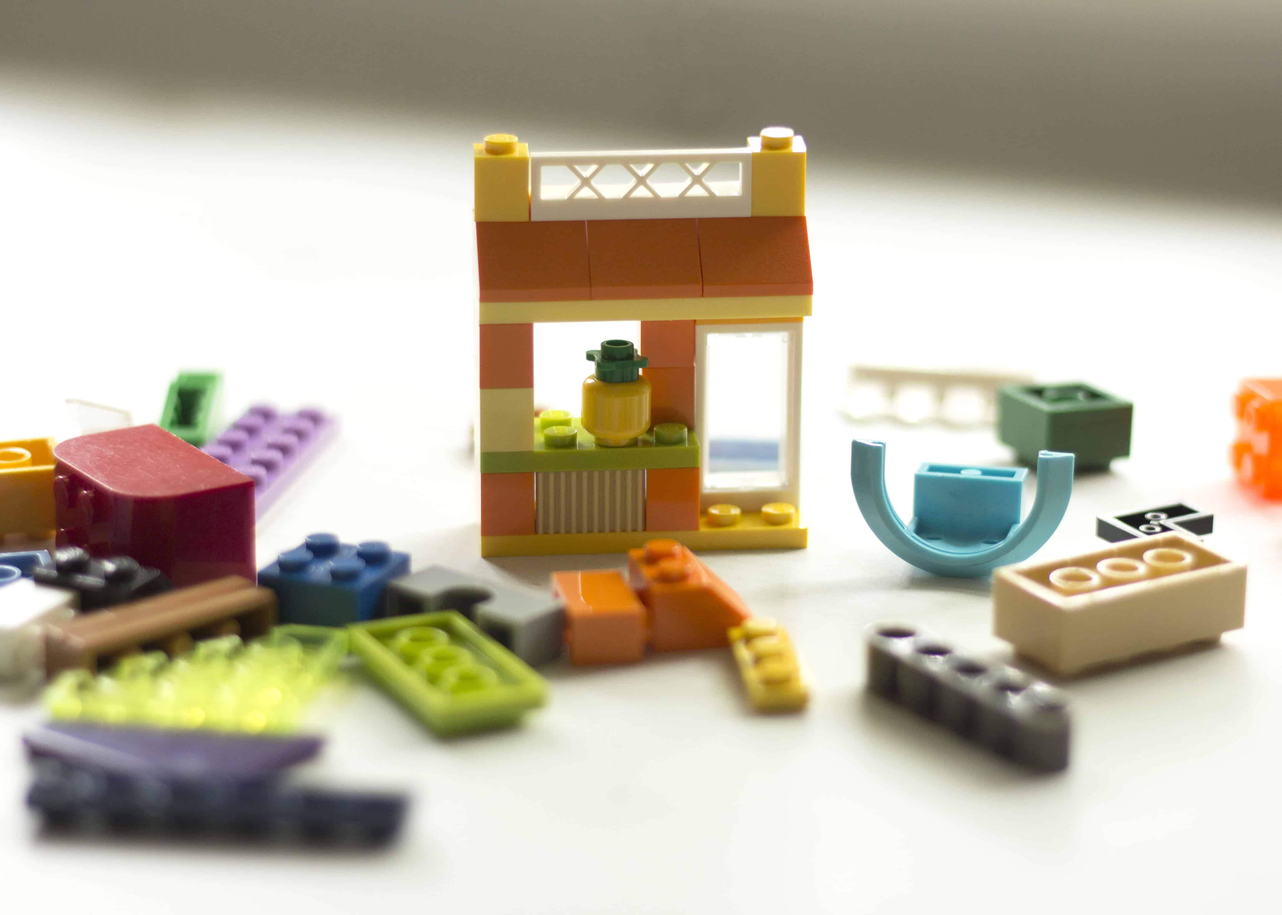 building with legos