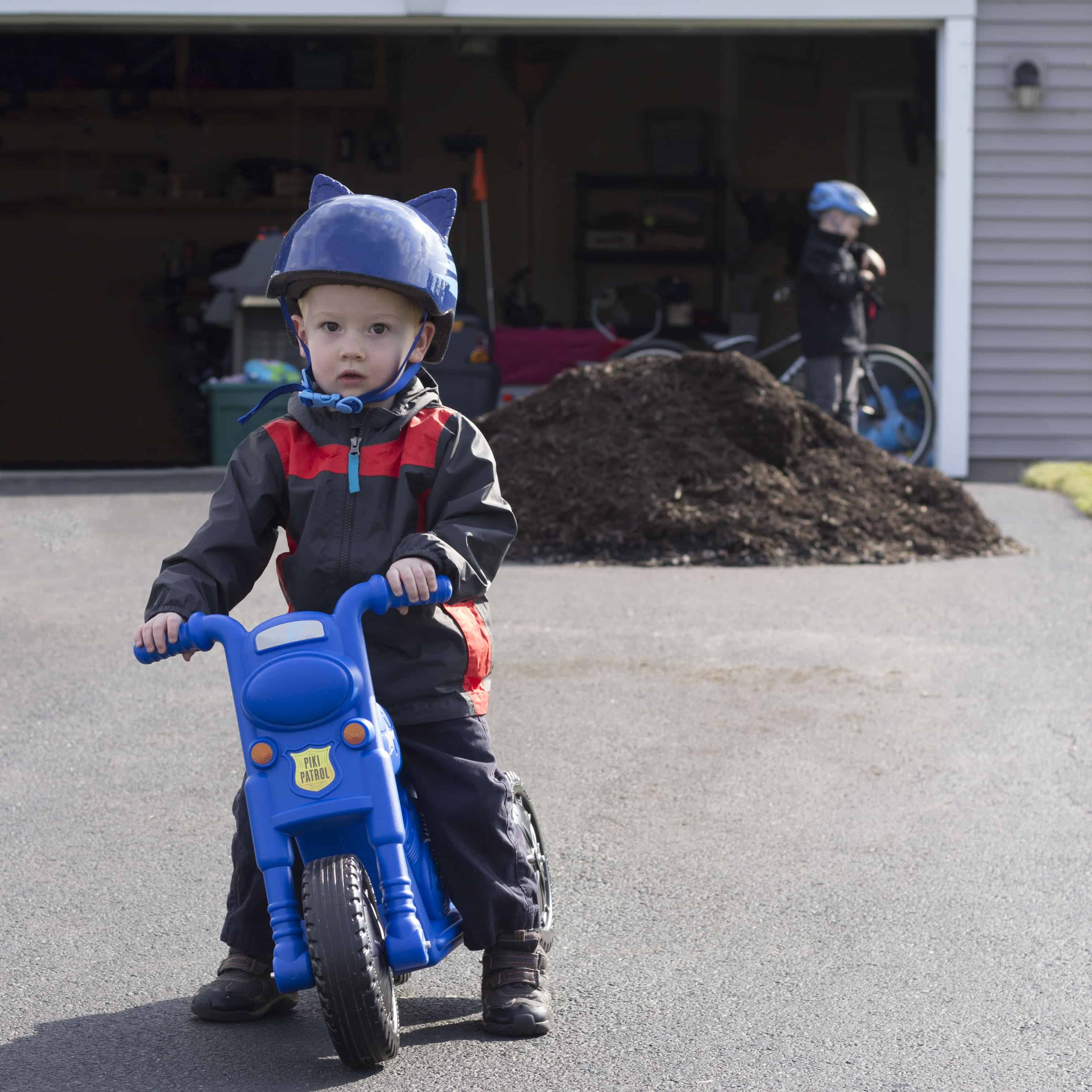 BIKE RIDES- TODDLER WITH HELMET