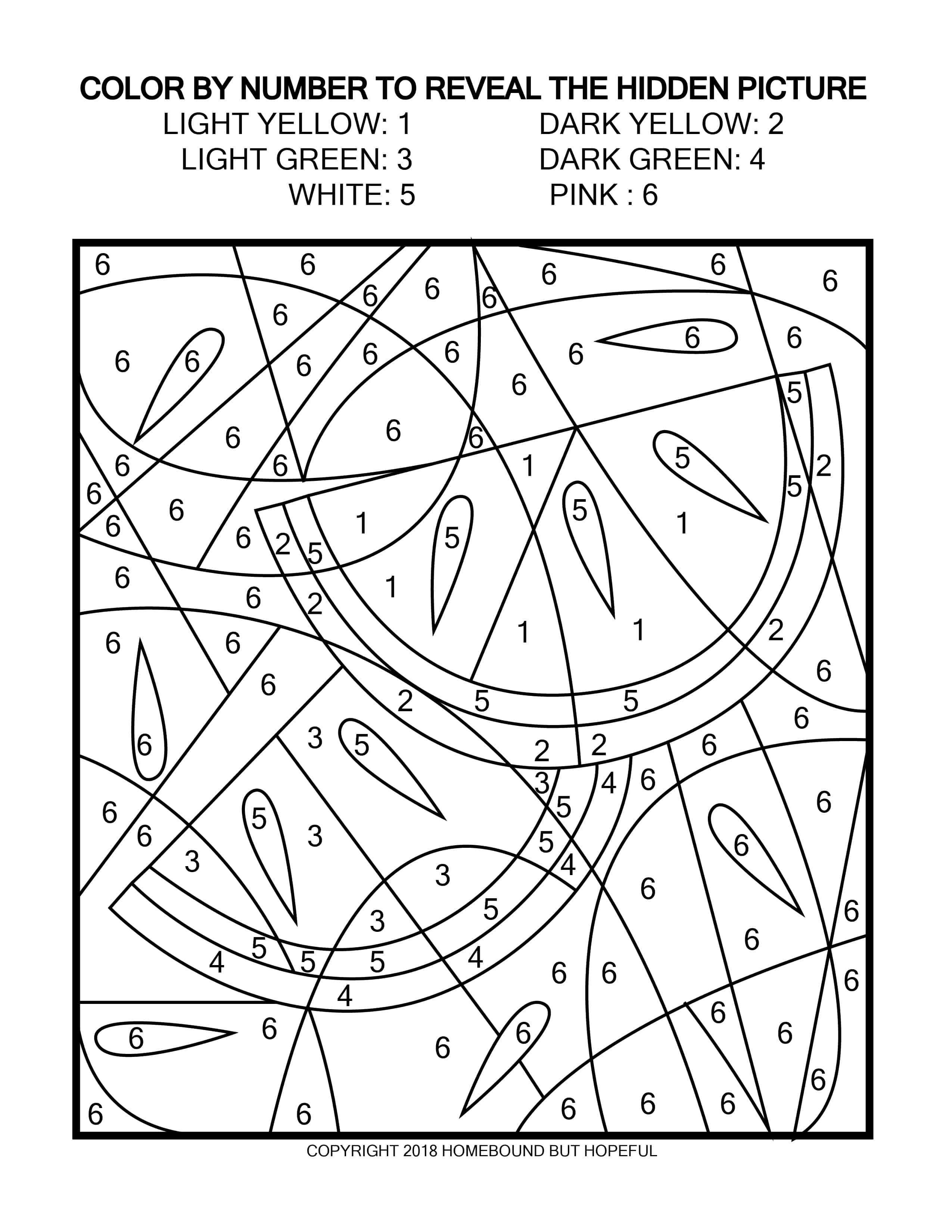 FREE PRINTABLE LEMON COLORING SHEET