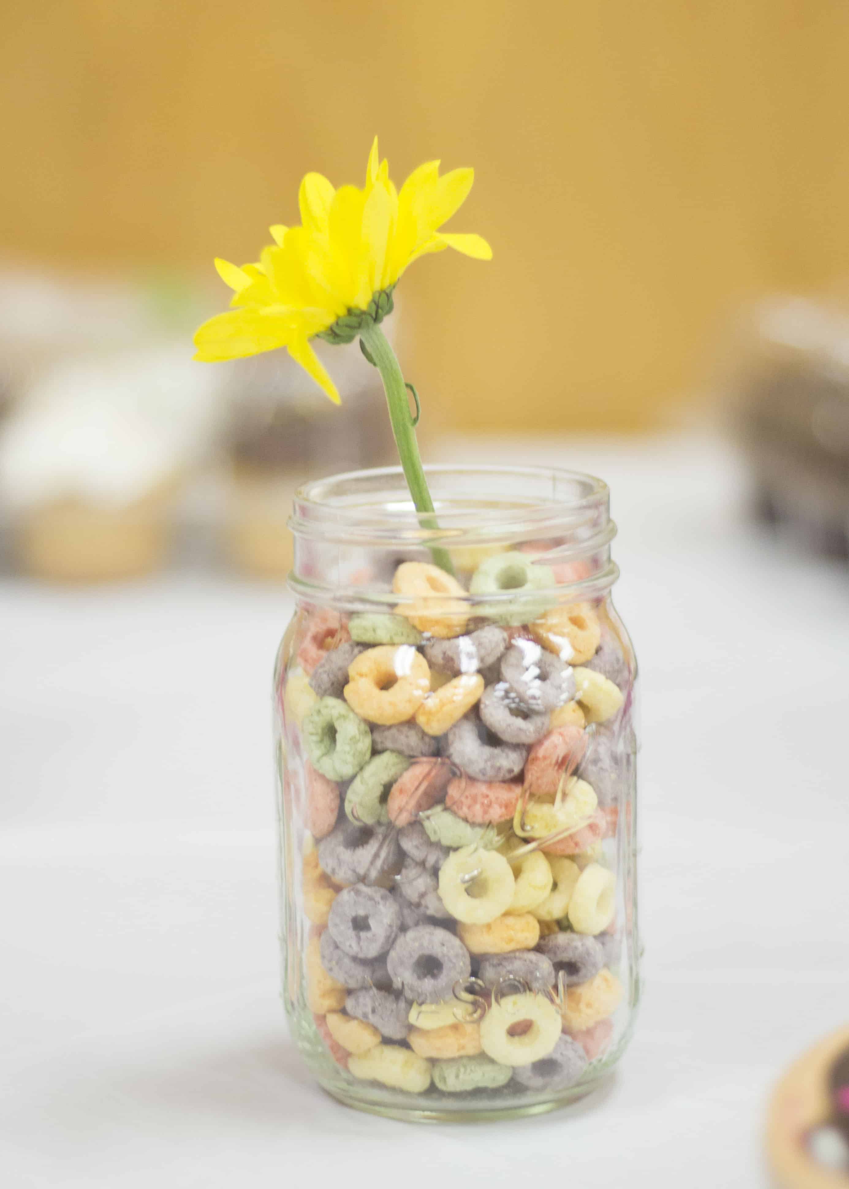 BIRTHDAY BRUNCH CEREAL CENTERPIECE