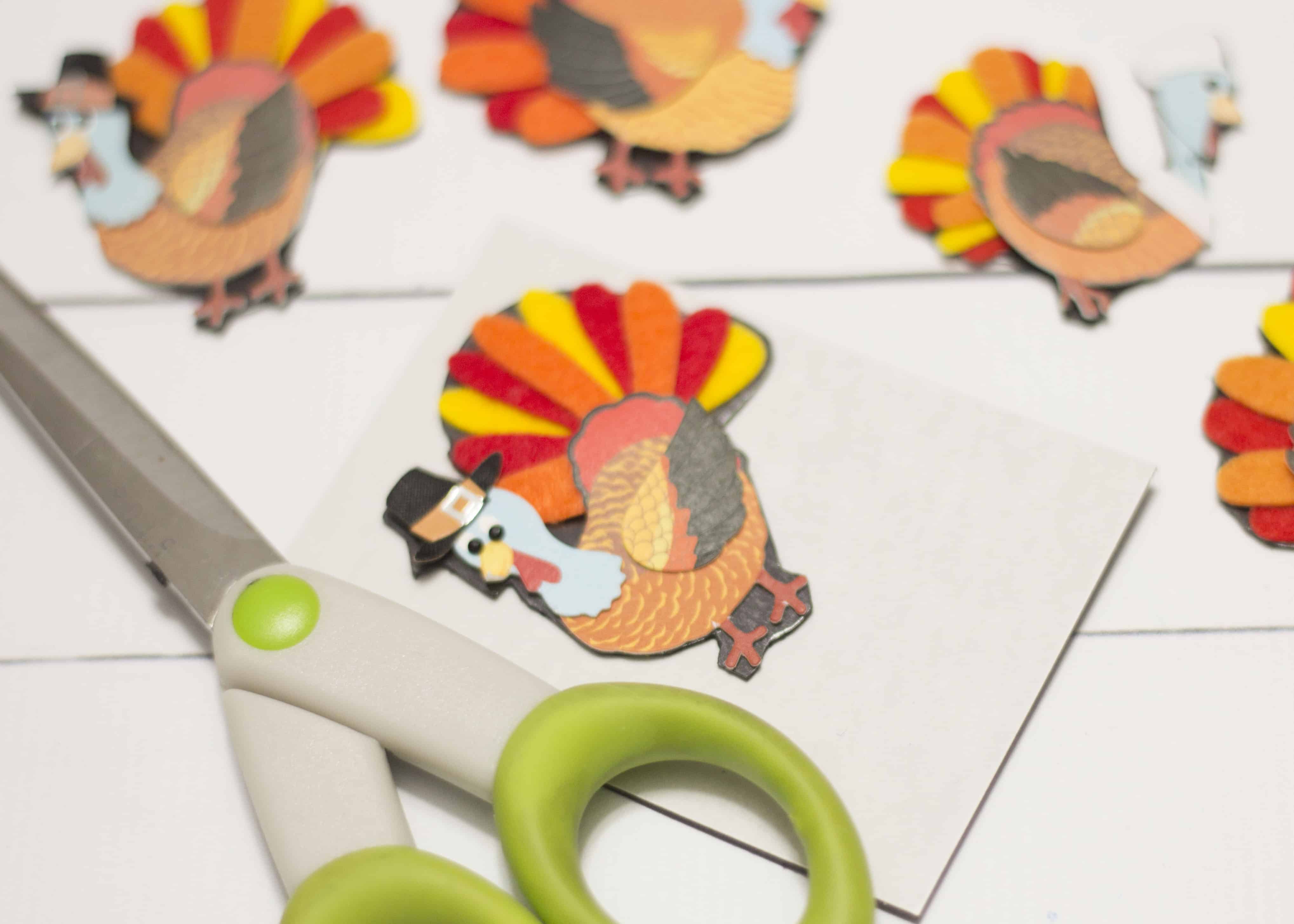 FIVE SILLY TURKEYS MAGNETS