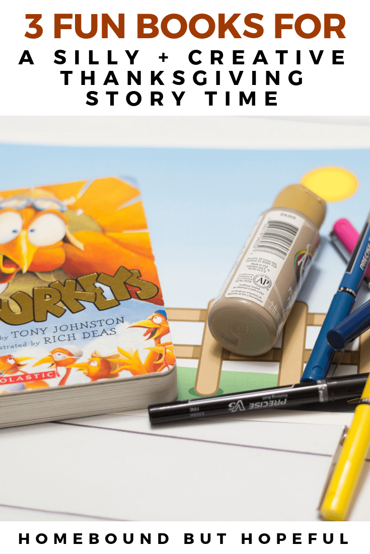 Do you have some little turkeys you're celebrating Thanksgiving with this year?! Check out our 3 favorite books for young readers, and the fun + creative story time ideas we have to go with them! #thanksgiving #storytime #readaloud #readaloudrevival #picturebook #boardbook