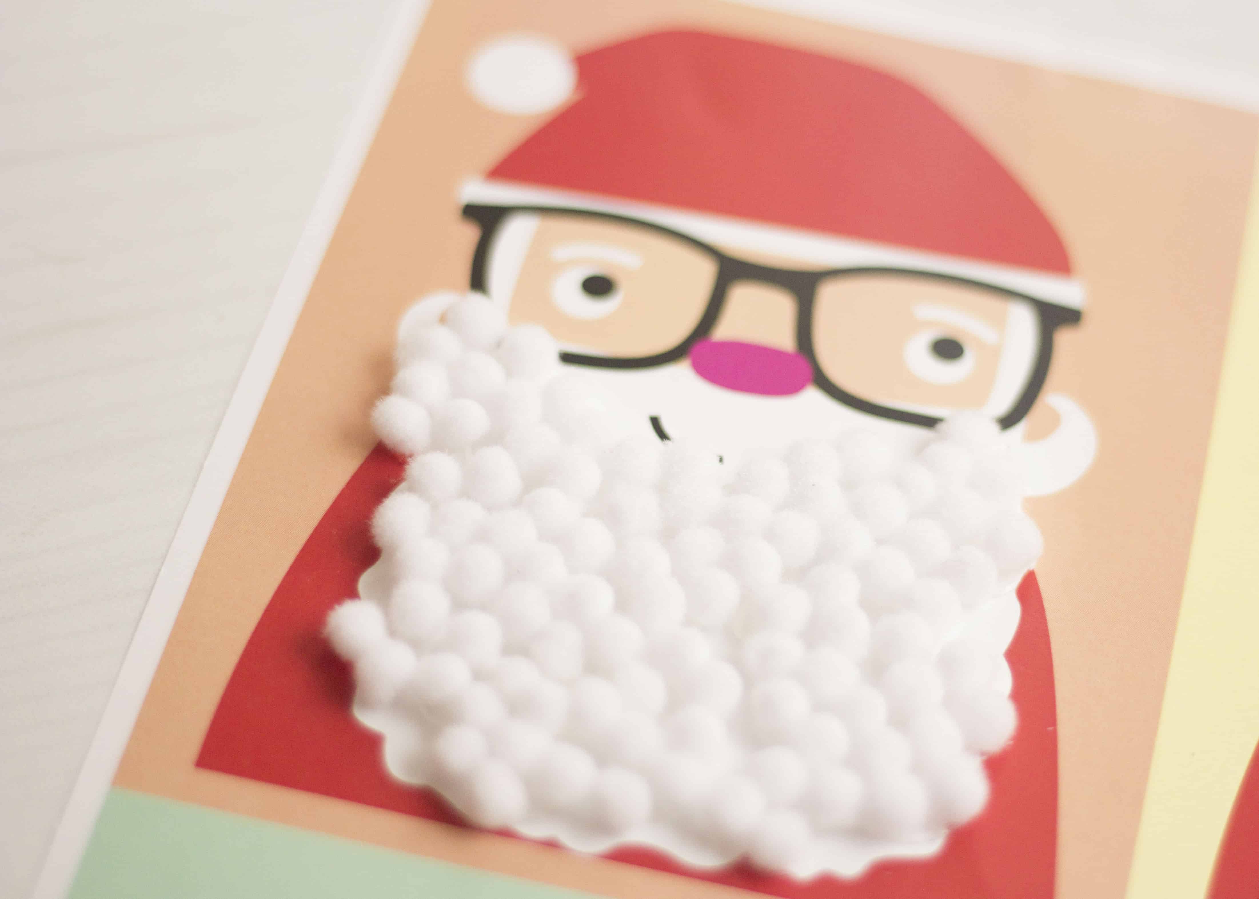 pom pom sensory santa