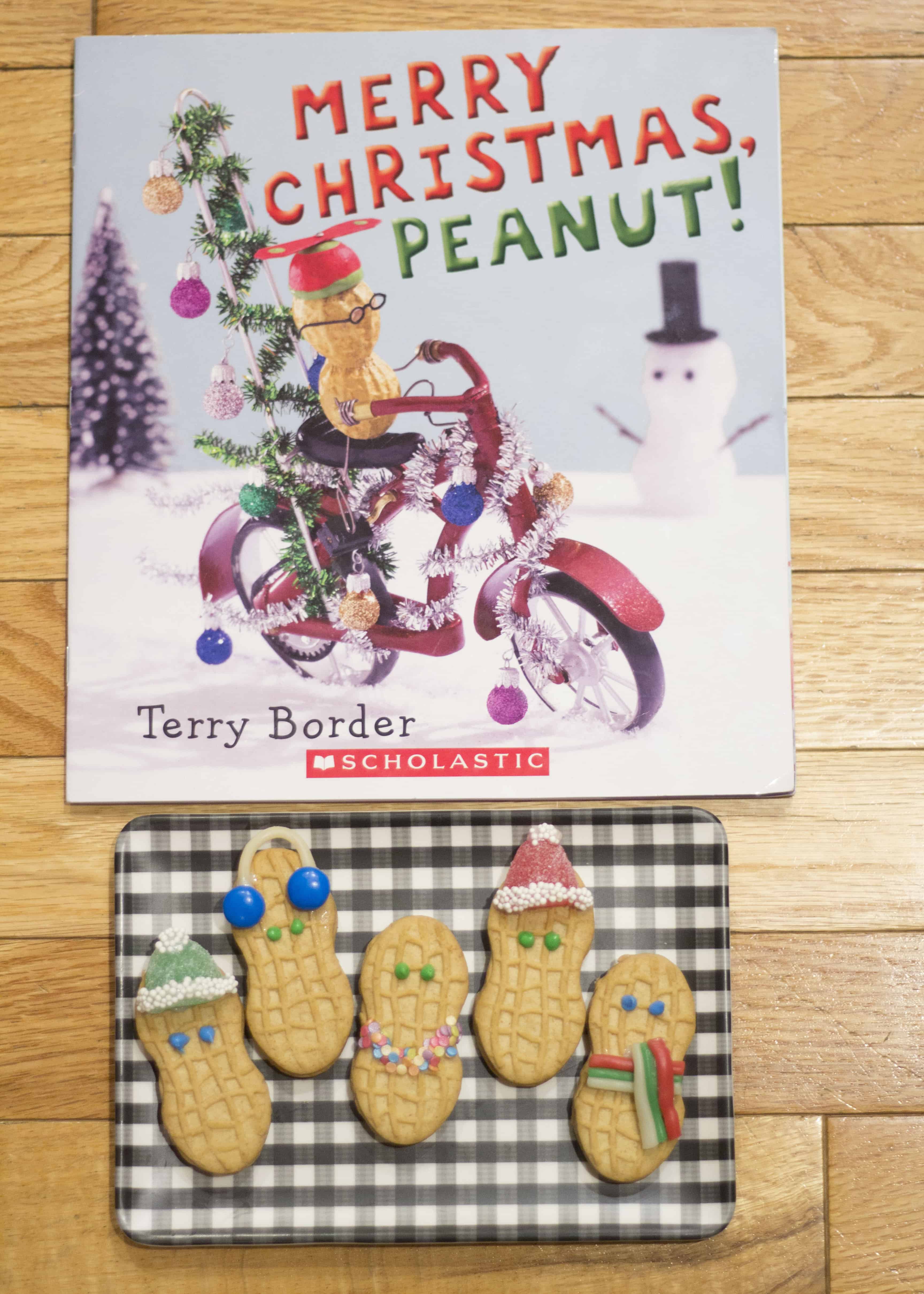 Merry Christmas, Peanut! Book Cookies