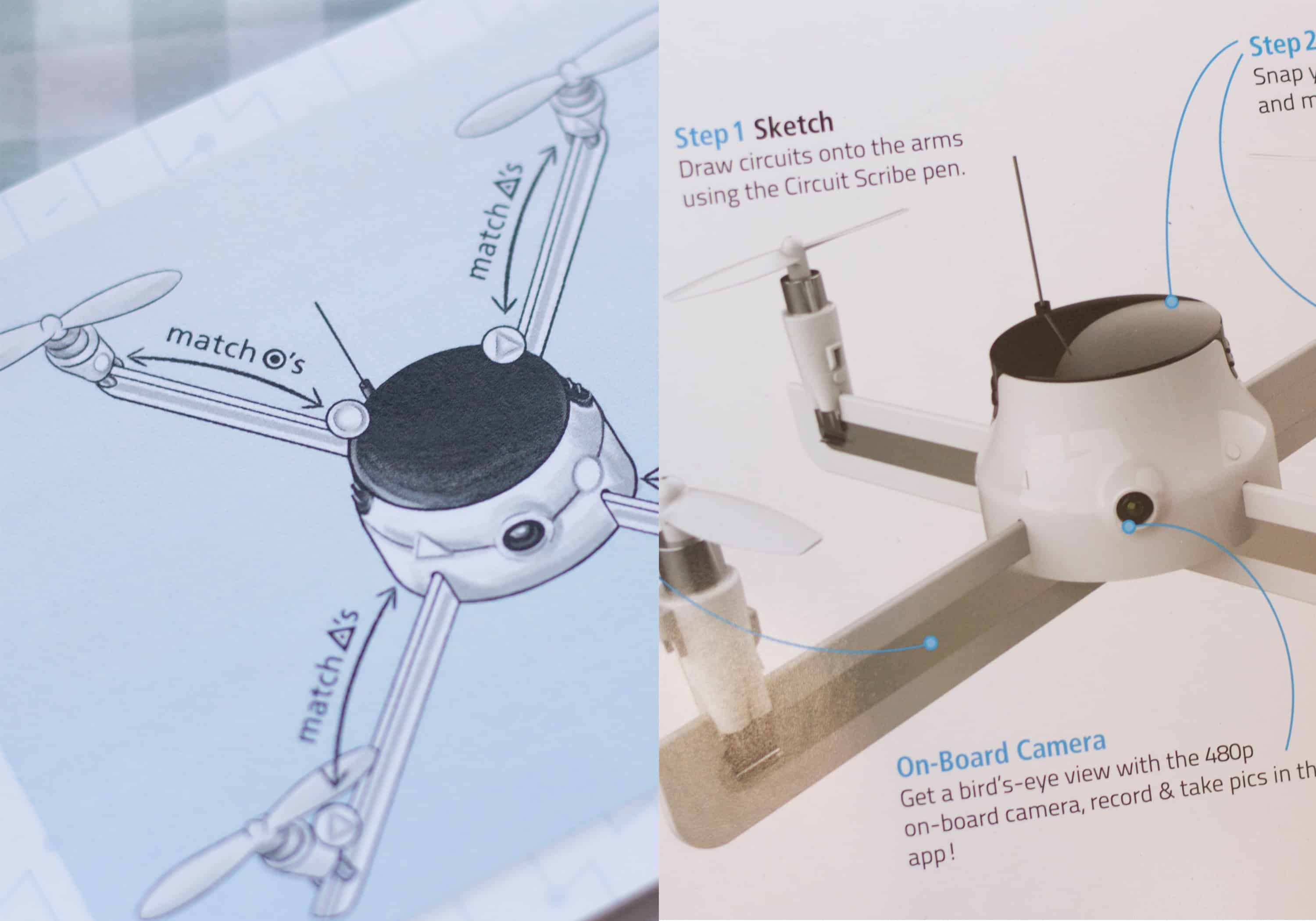 drone plan and photo