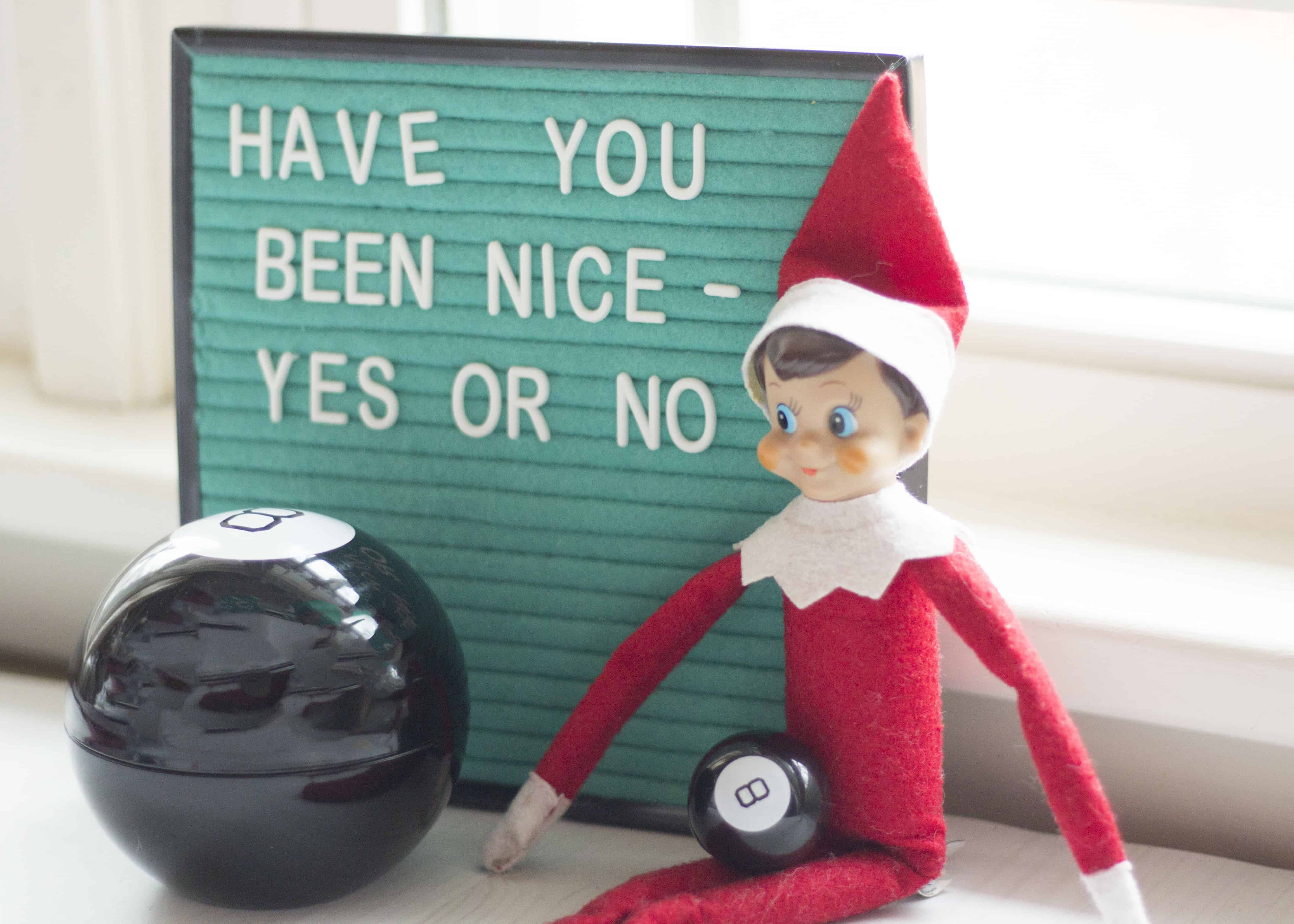 elf on the shelf 8 ball