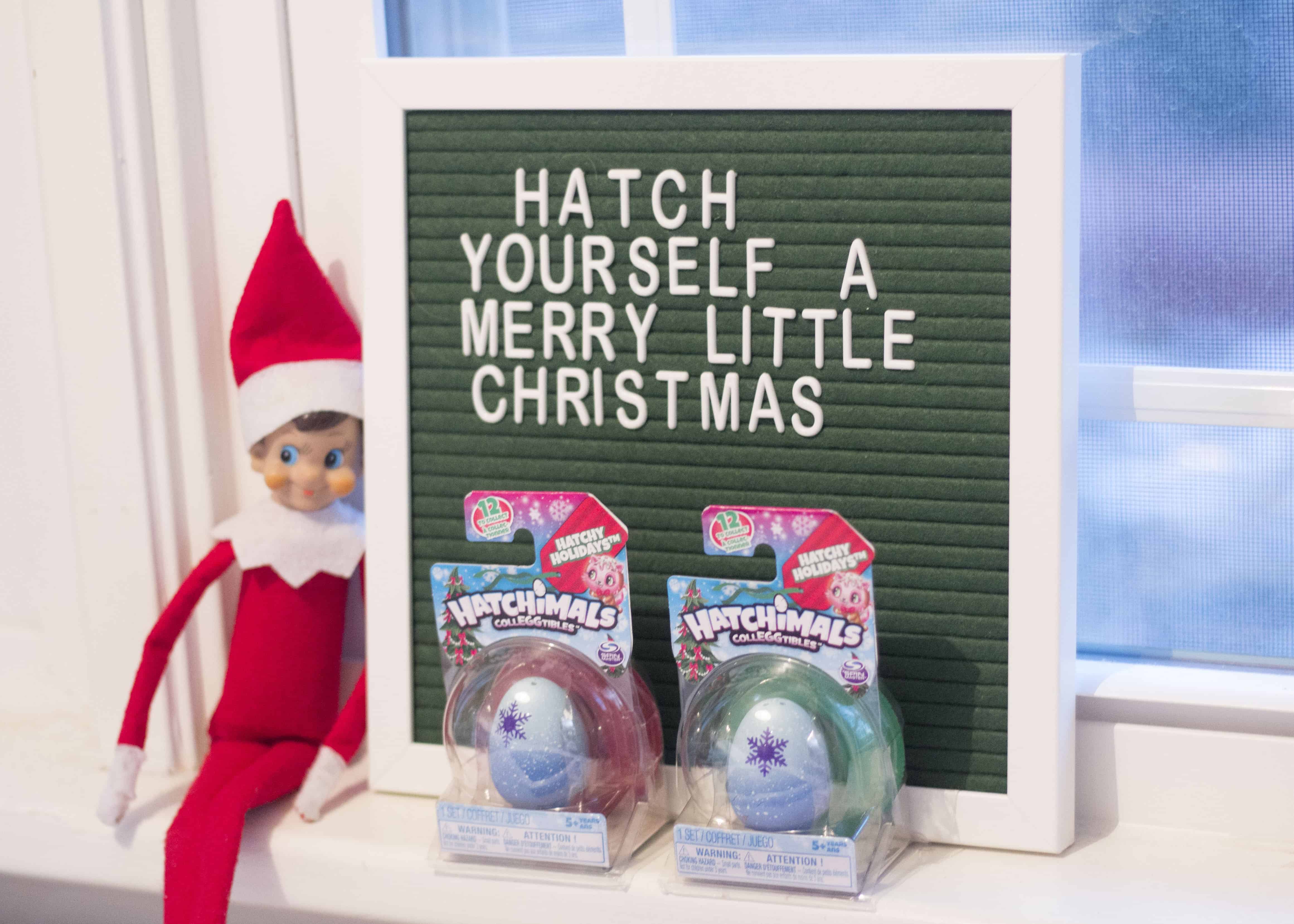 elf on the shelf hatchimals