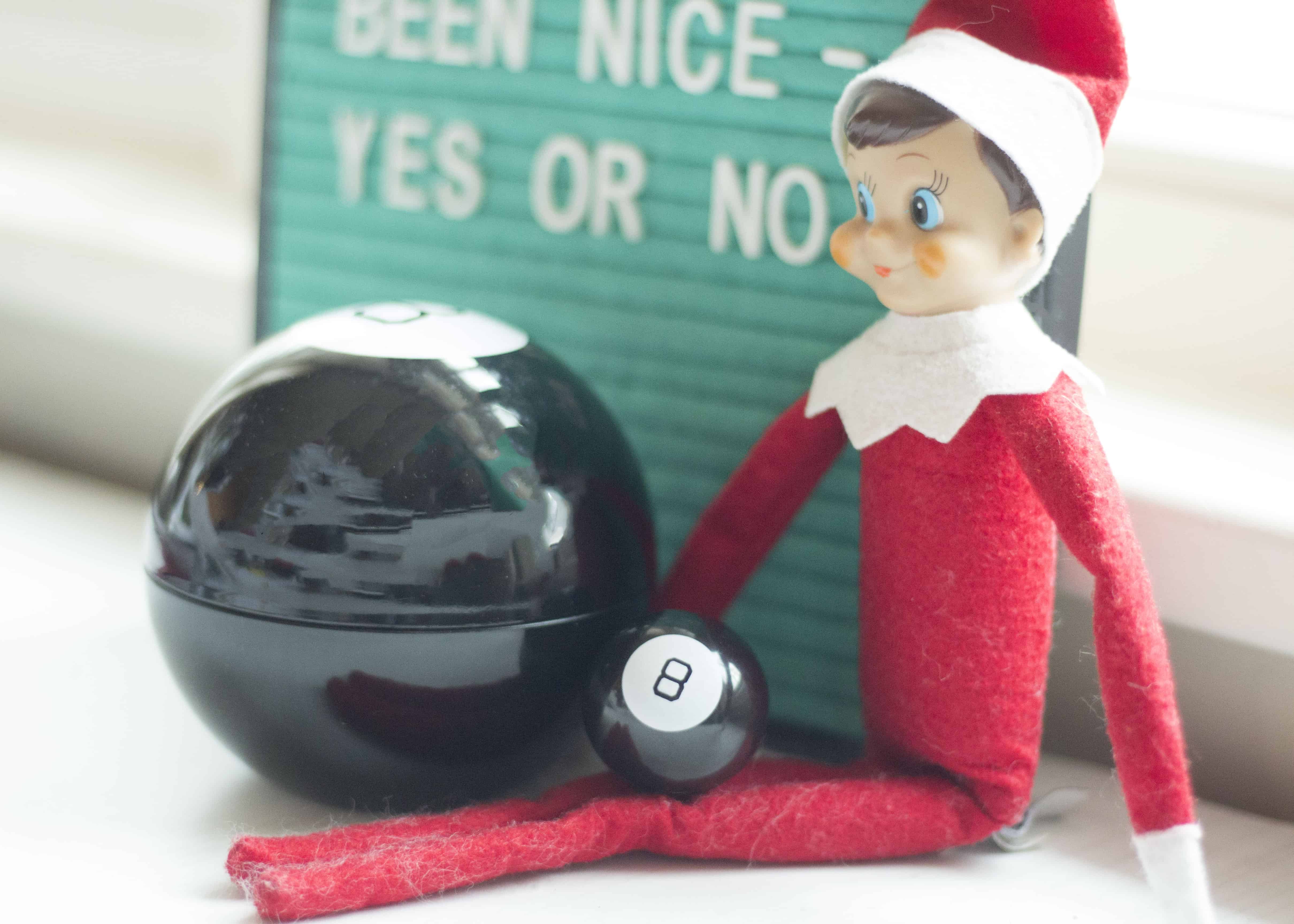 elf on the shelf magic 8 ball