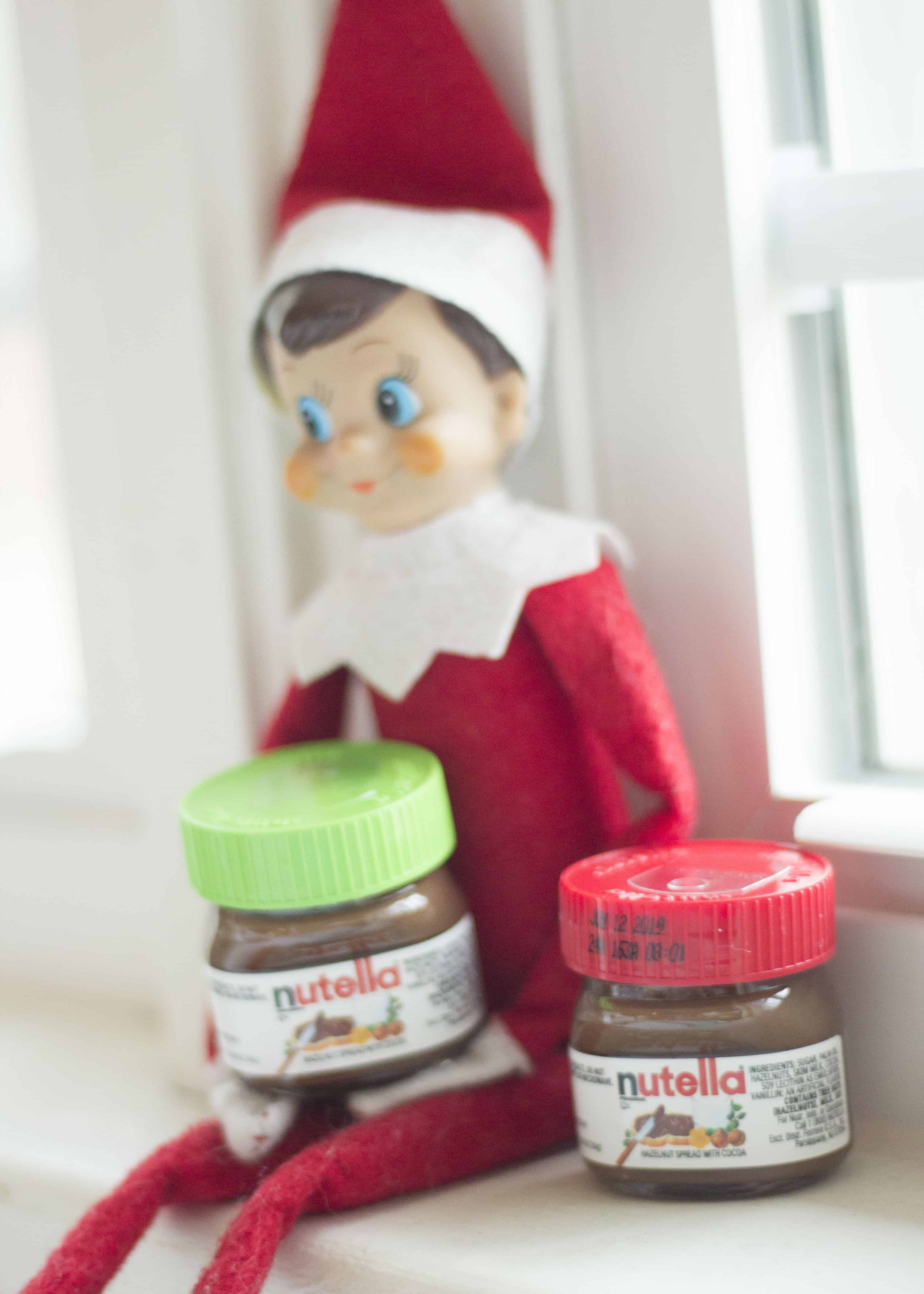 elf on the shelf mini nutella