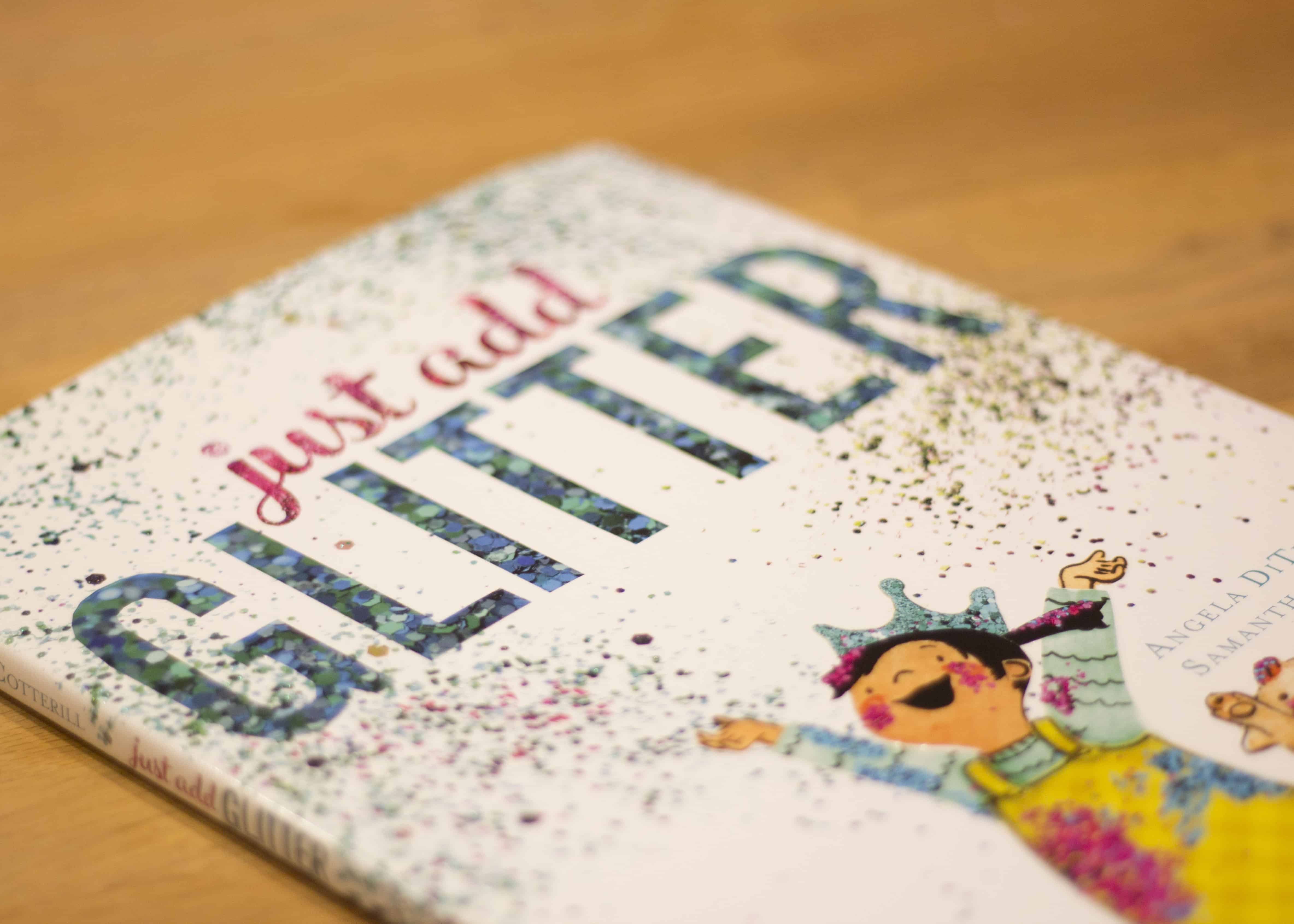 just add glitter book