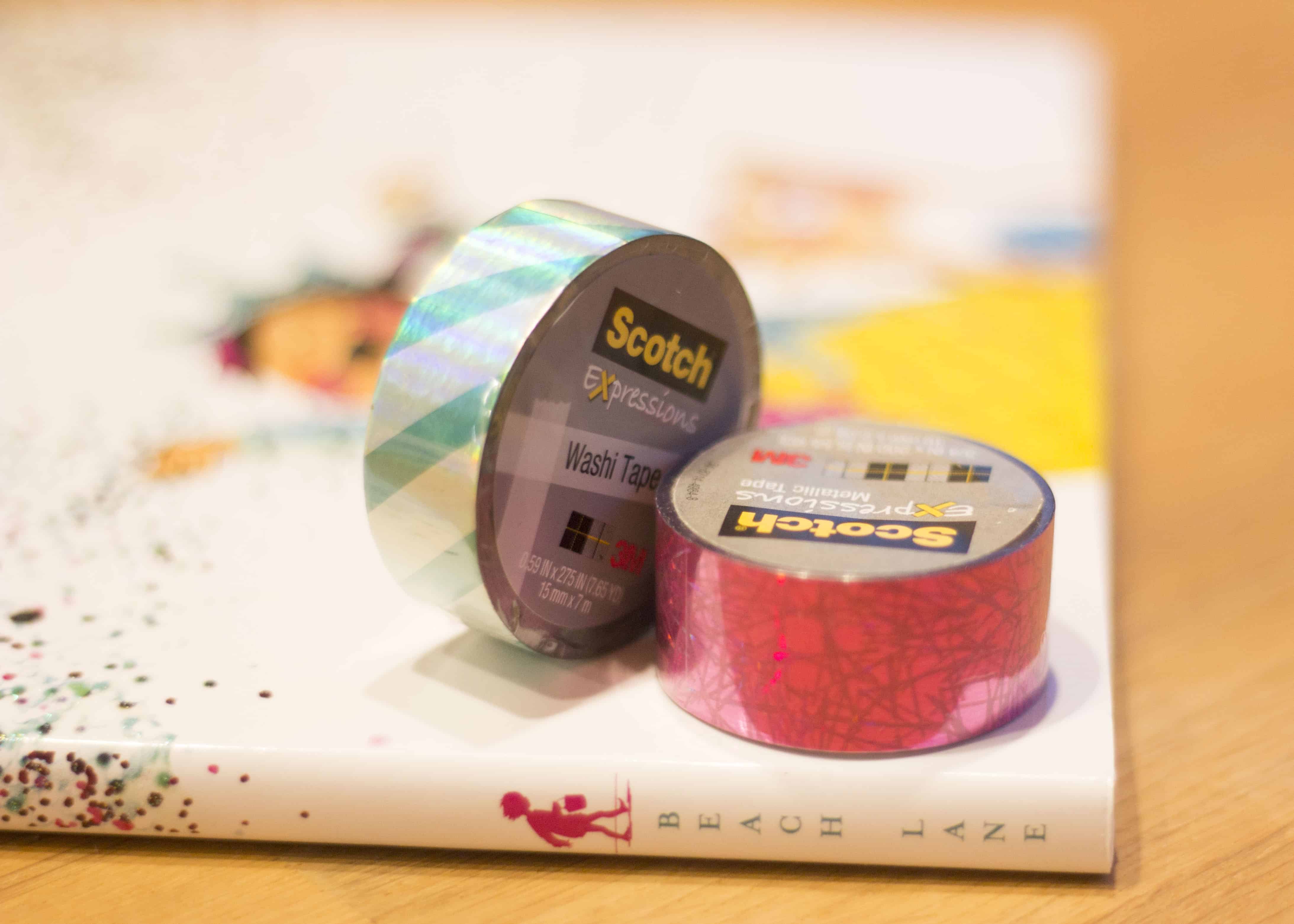 scotch sparkly washi tape