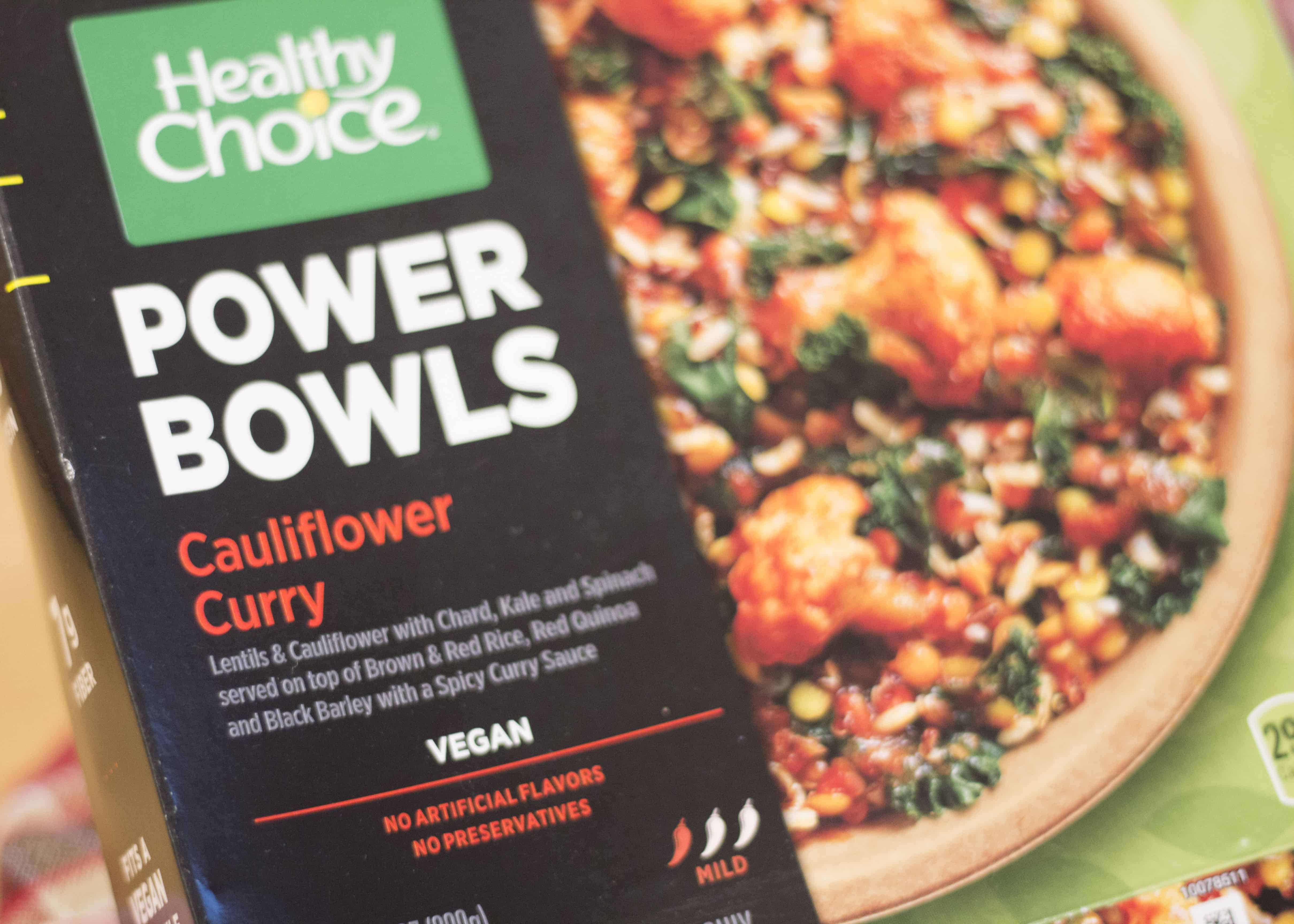 cauliflower curry power bowl