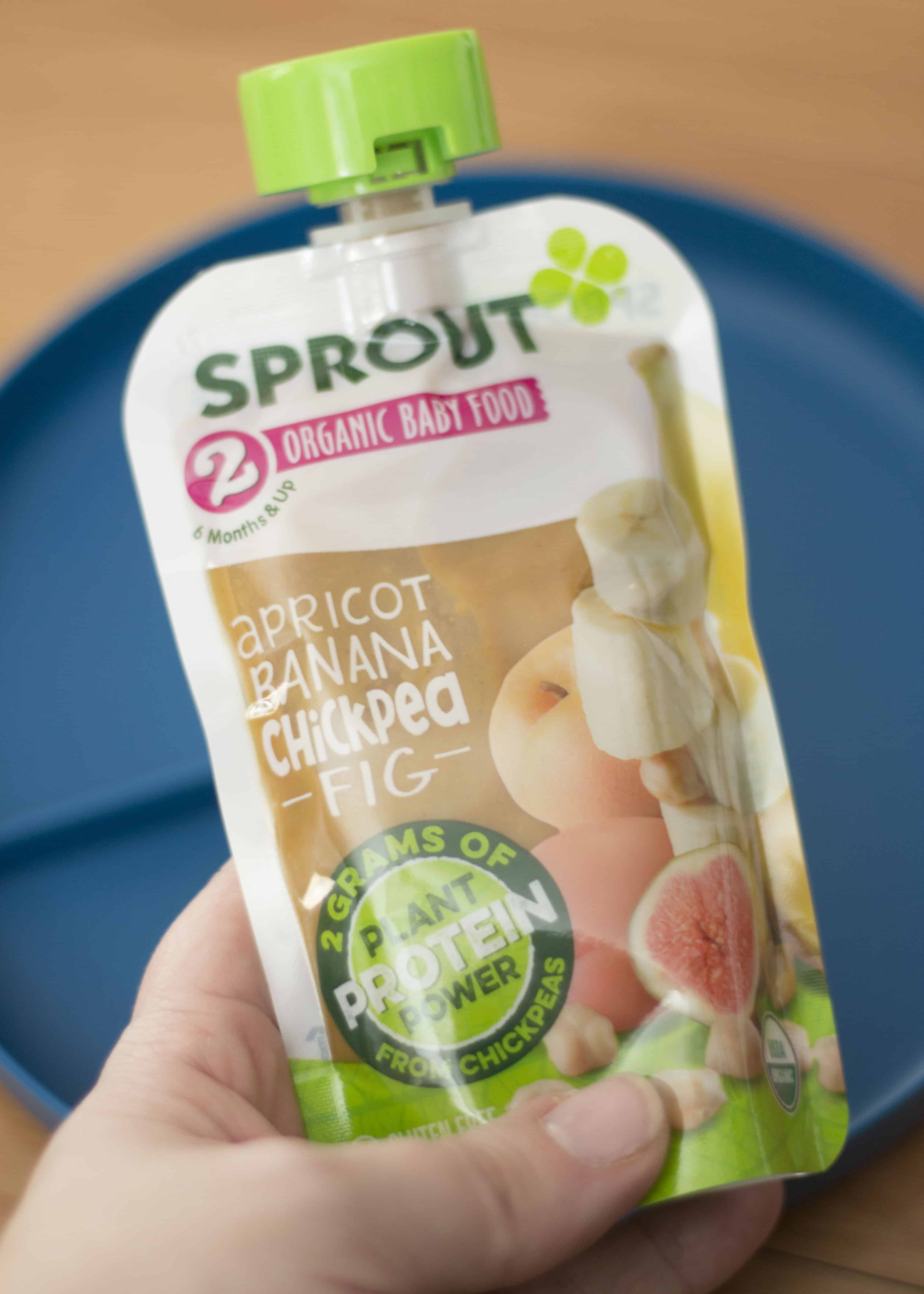 sprout organic baby food pouch