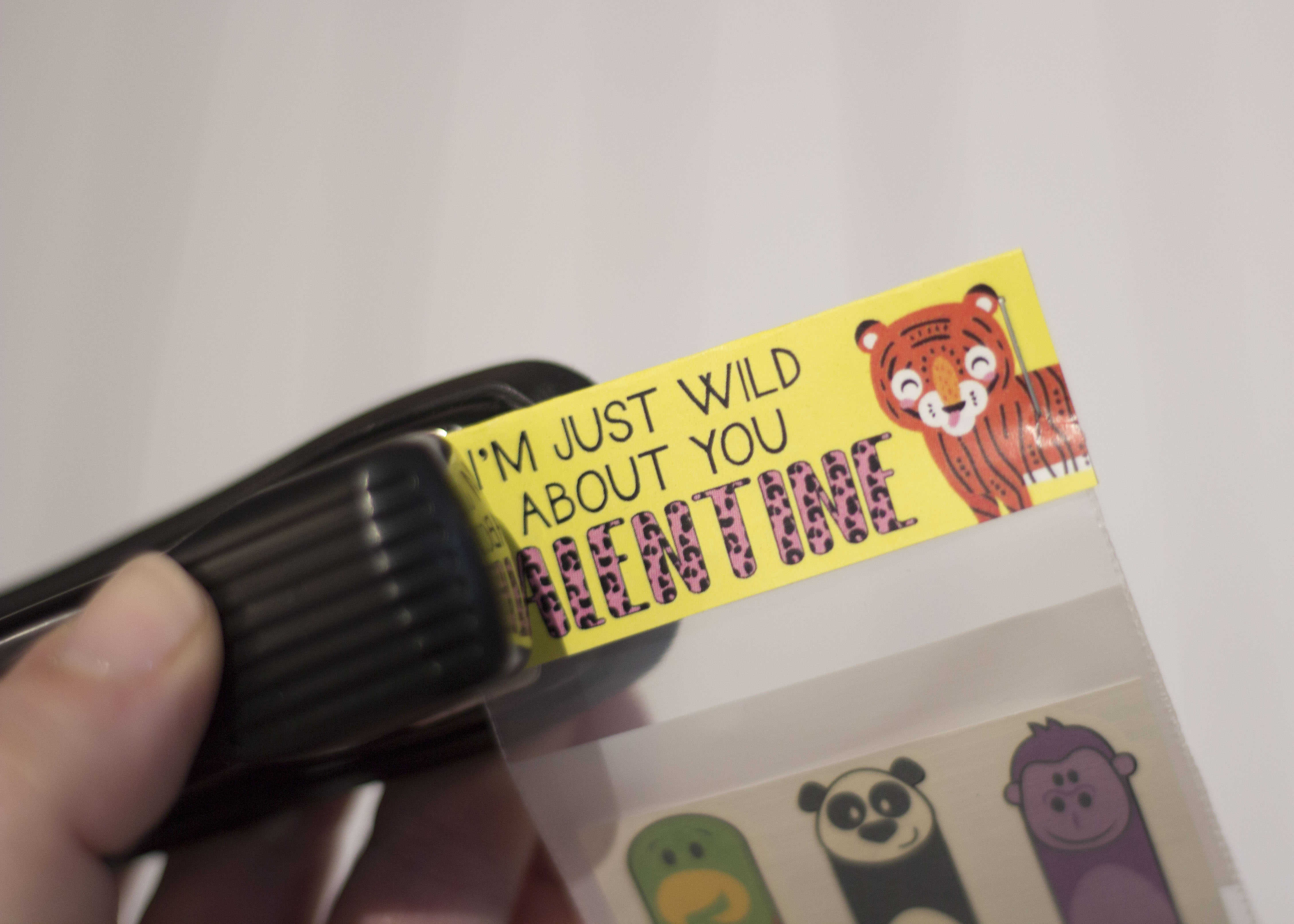 stapling animal valentine