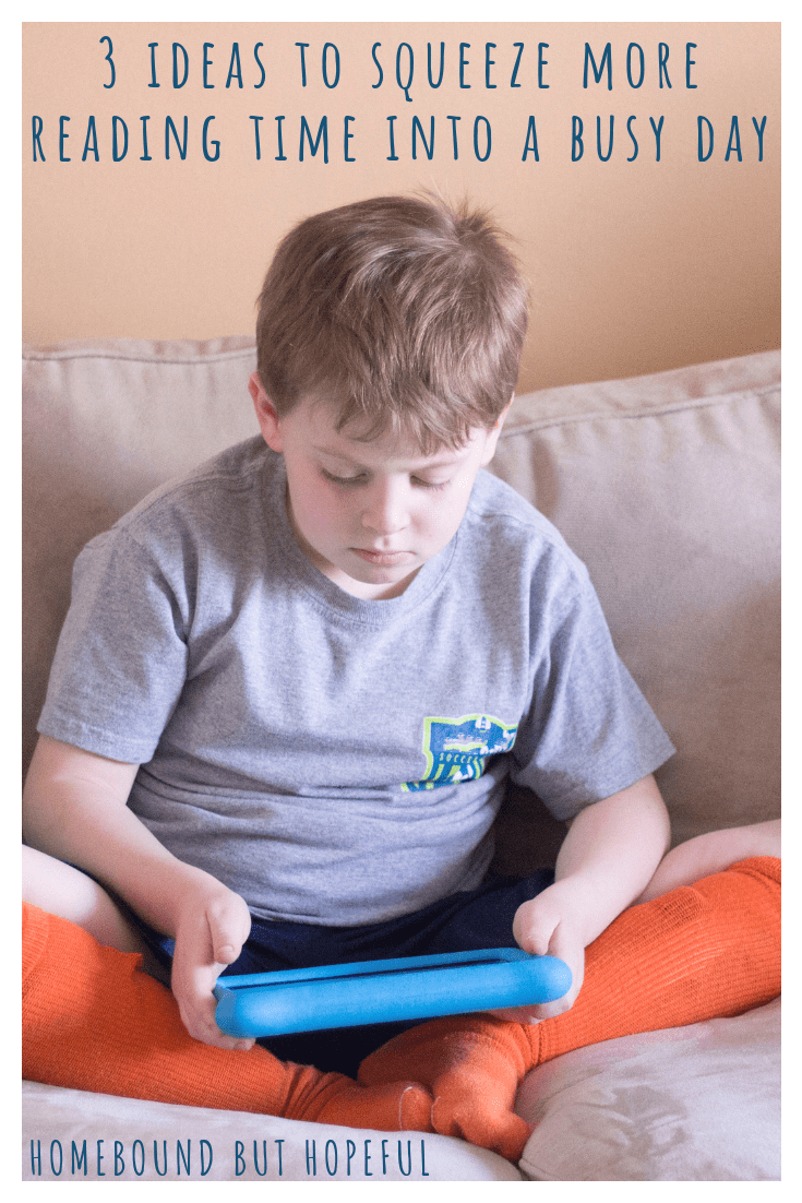 Don't let crazy, busy schedules get in the way of your children's reading time! These simple ideas will help you make sure your family is squeezing that time in whenever you can! (ad) #AmazonKidsAndFamily #IC #readingtime #storytime #raisingreaders #earlyliteracy