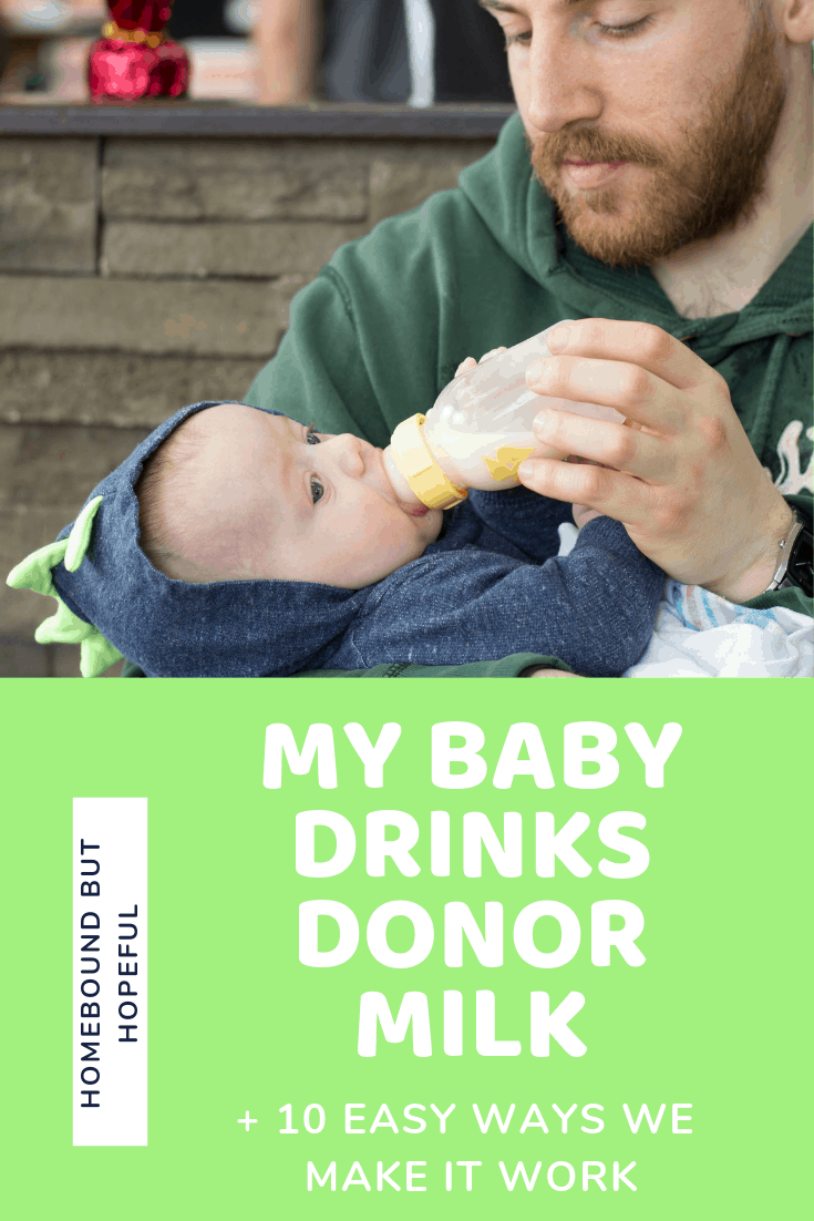 Breast, bottle, pump, formula... When it comes to feeding a baby, the choice can be overwhelming. I'm sharing my experiences feeding all 3 of my boys VERY different ways, and why we've chosen donor breast milk for our youngest. Plus check out my 10 tips for successfully using donor milk with your little one. #fedisbest #donormilk #noshame #stopmomshaming
