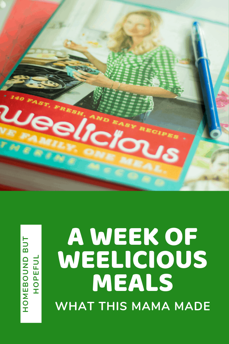 I tried out a full week of Weelicious meals, to see what my family thought of some healtheir meal options. Check out what we loved, and what we likely won't make again. #Weelicious #mealplanning #menuplan #familydinner #weeliciousmeals #cookbook #homecooked