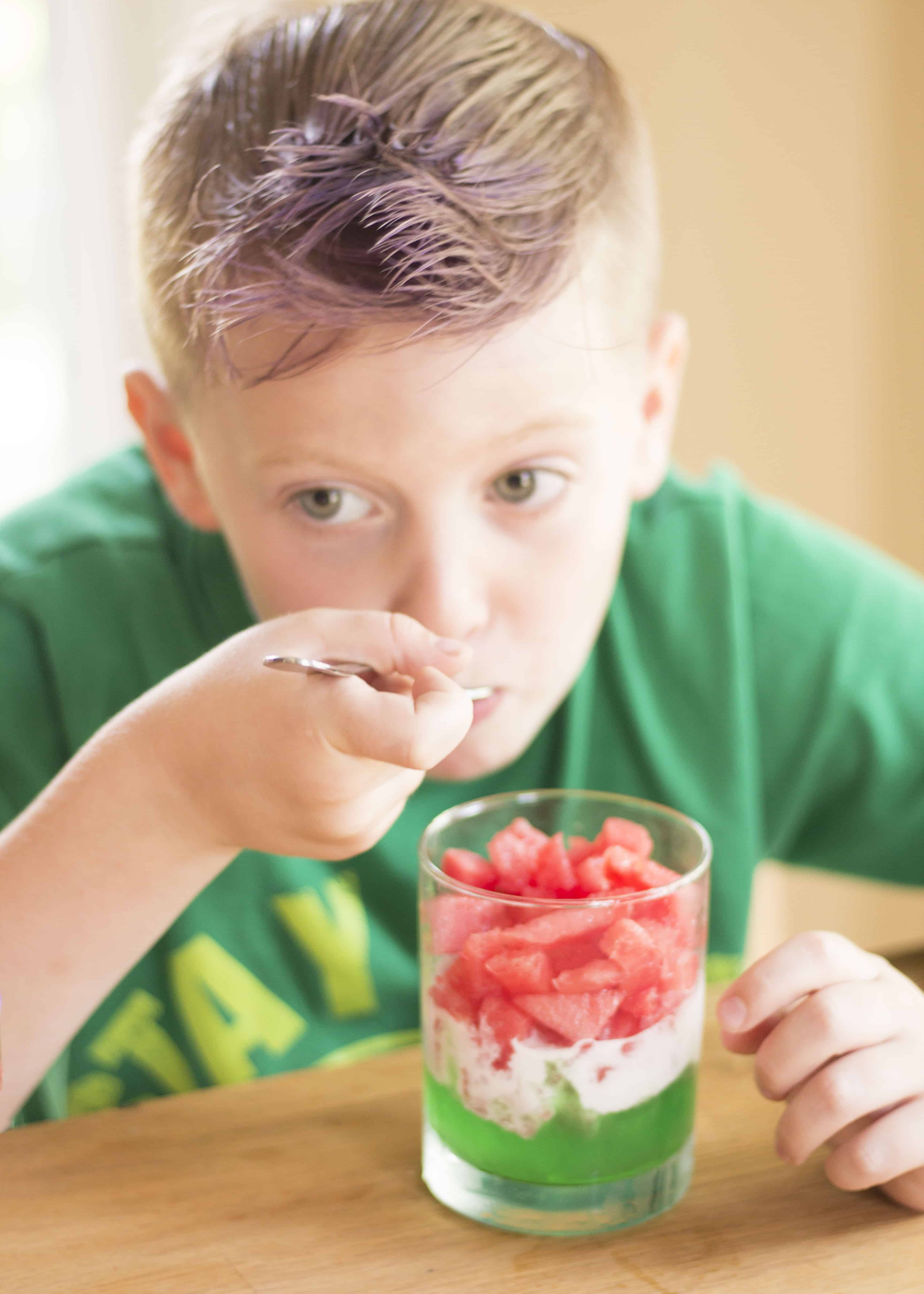 EATING ON NATIONAL WATERMELON DAY