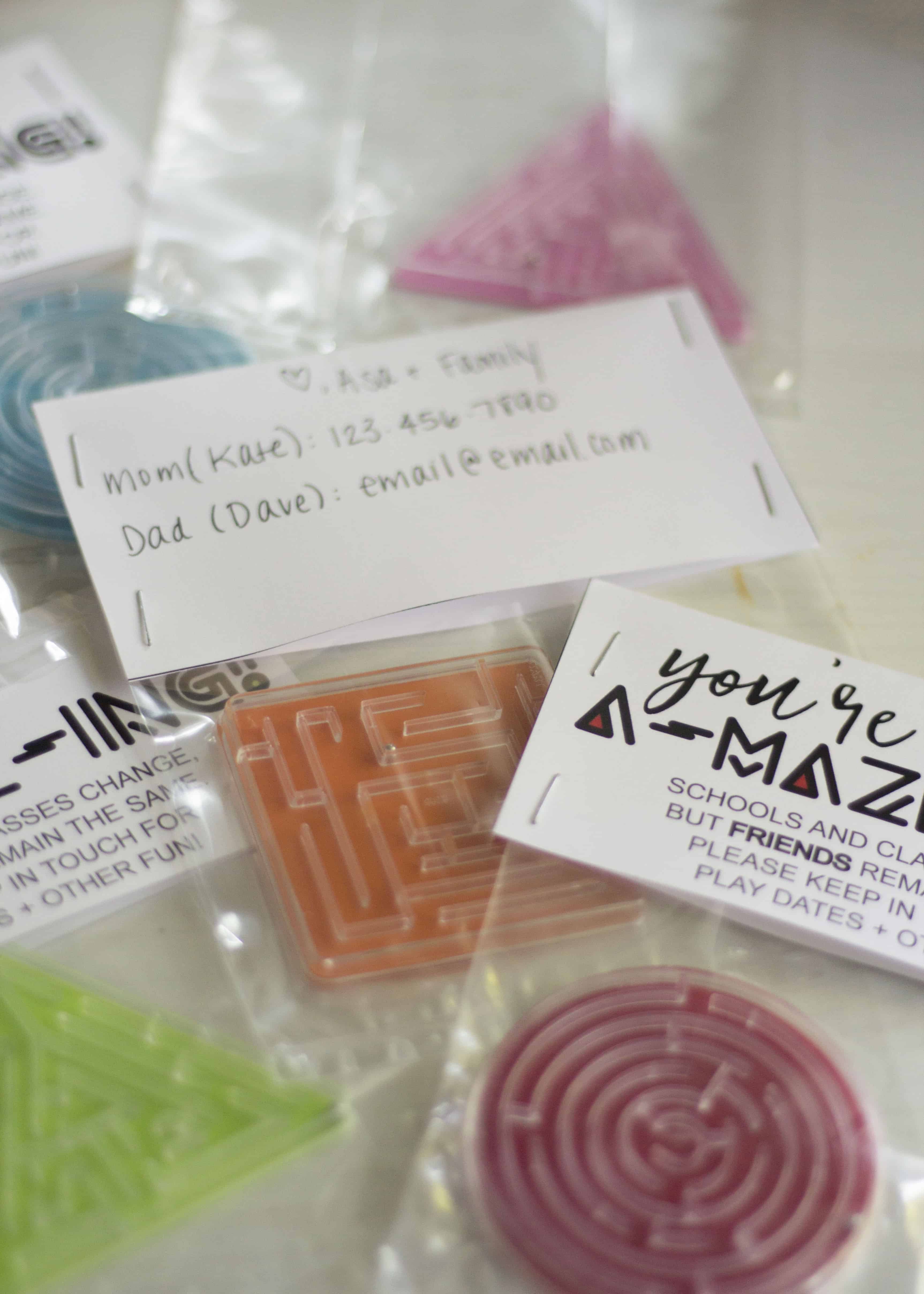 AMAZING MAZE FAVORS