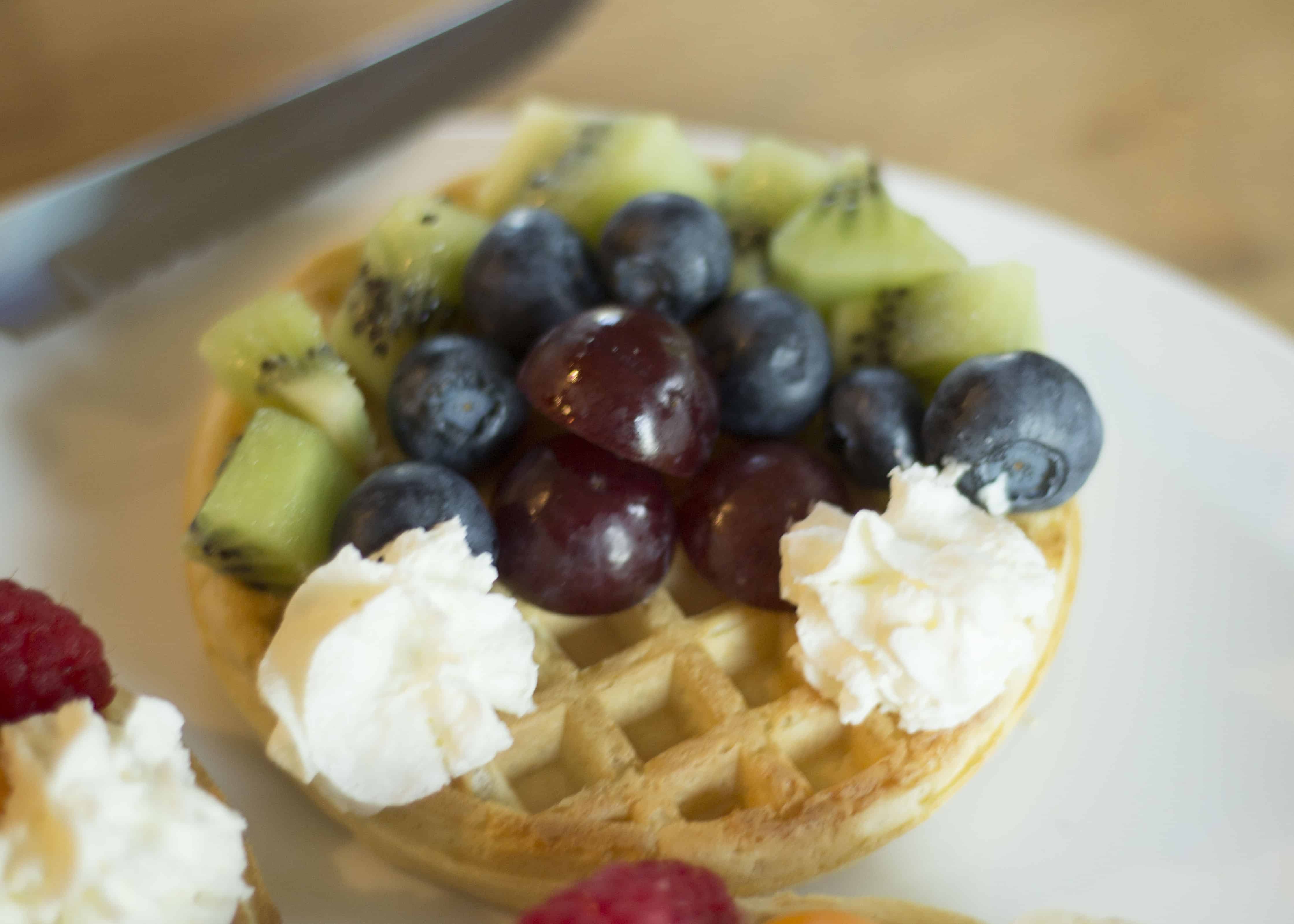 BLUE RAINBOW WAFFLE