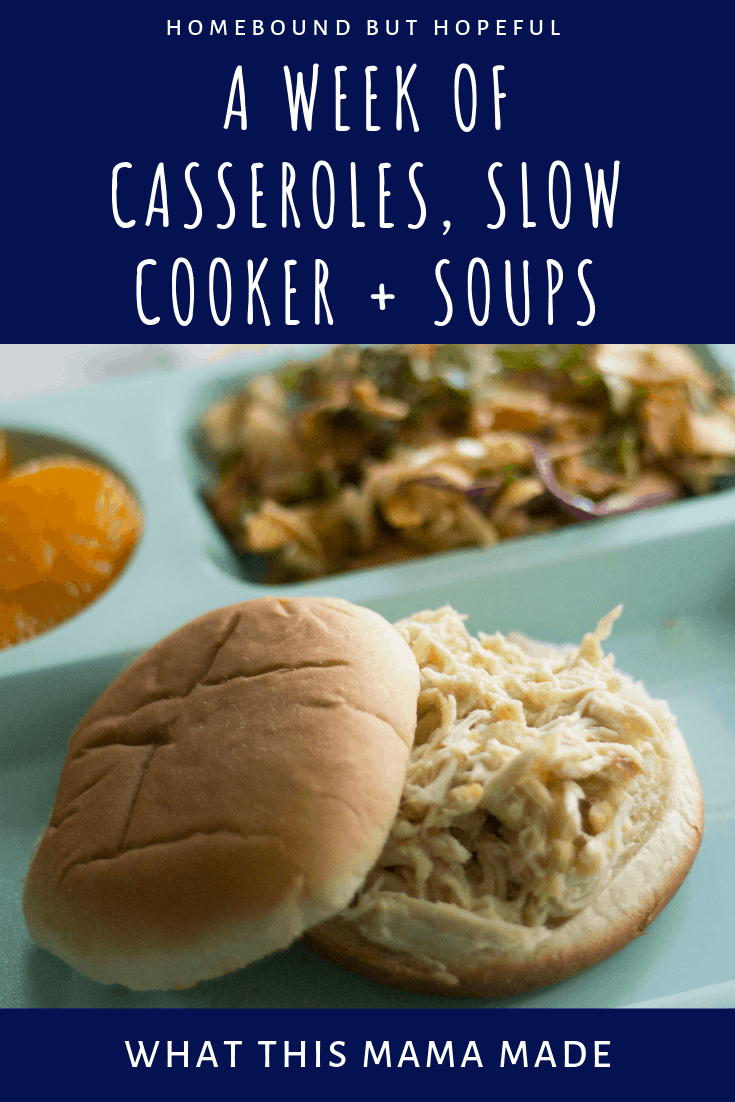 Meals on busy days are easier to manage when you put your slow cooker to work. Check out what this mama made for a week of Casseroles, Slow Cooker + Soups. #tasteofhome #slowcooker #crockpot #slowcooking #cookbook #familydinner