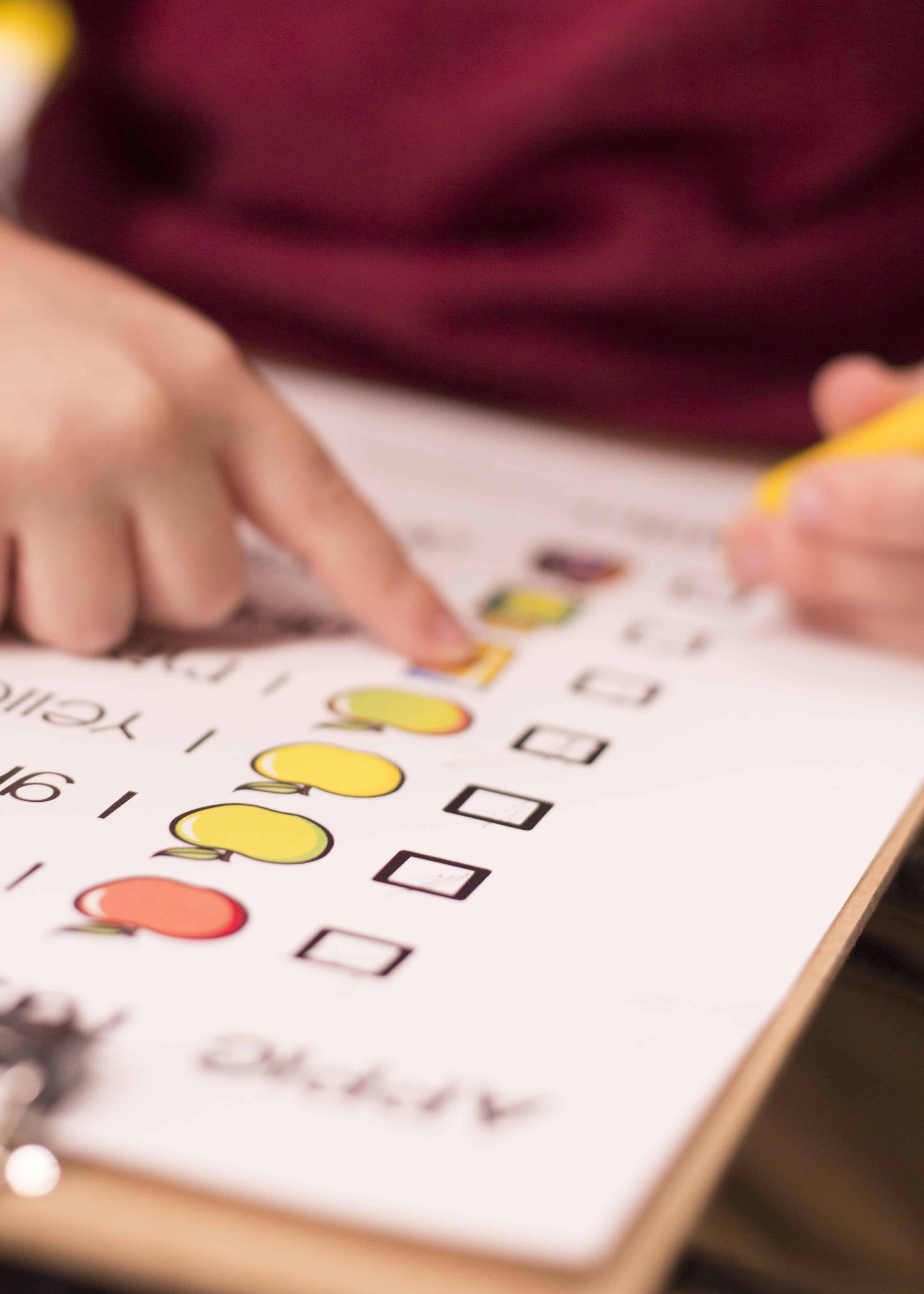 BOY WITH GROCERY LIST