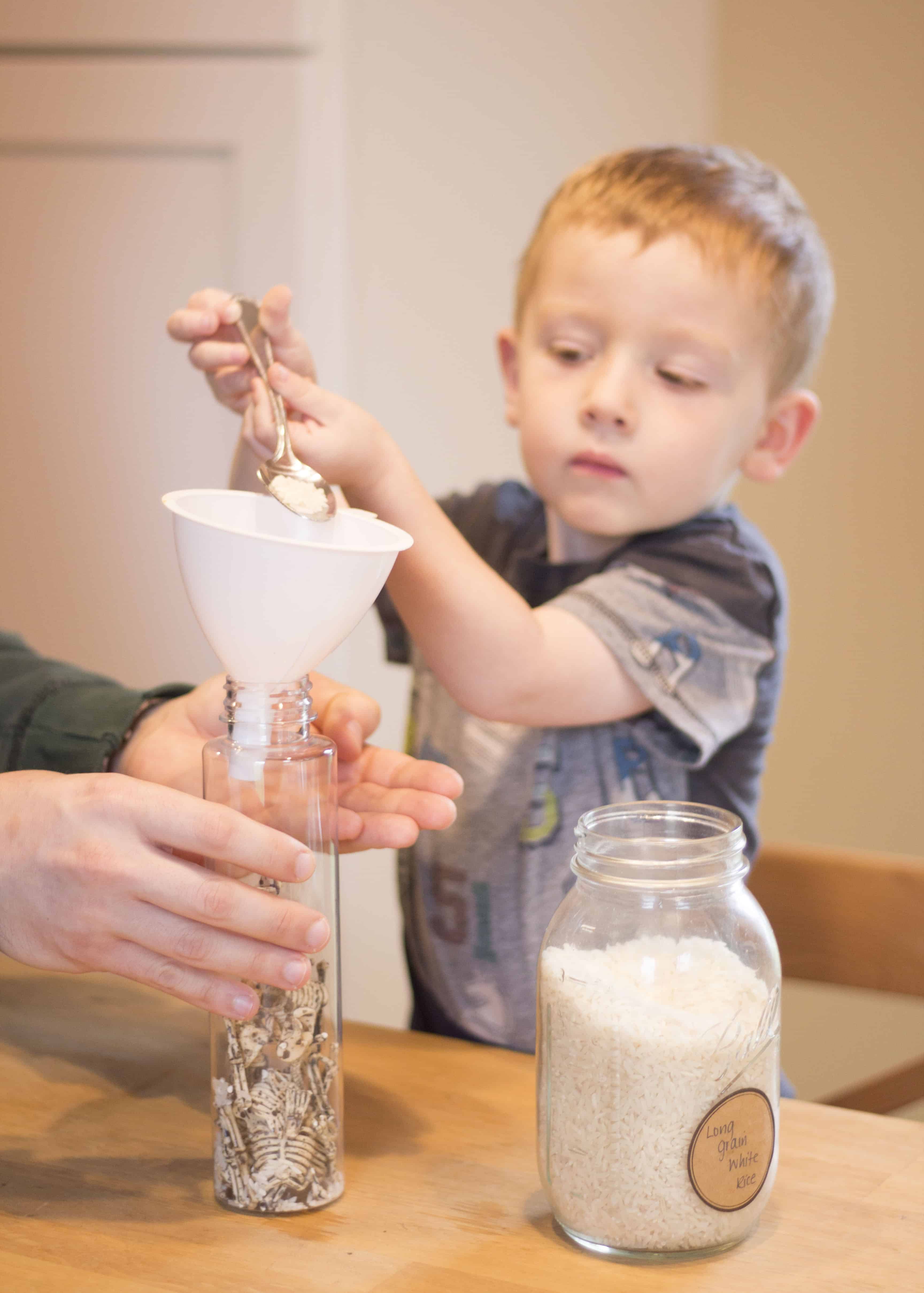 FILLING SENSORY BOTTLE