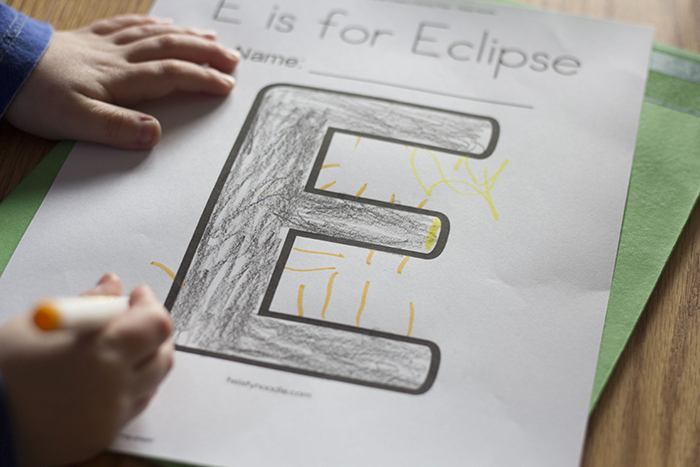 E IS FOR ECLIPSE