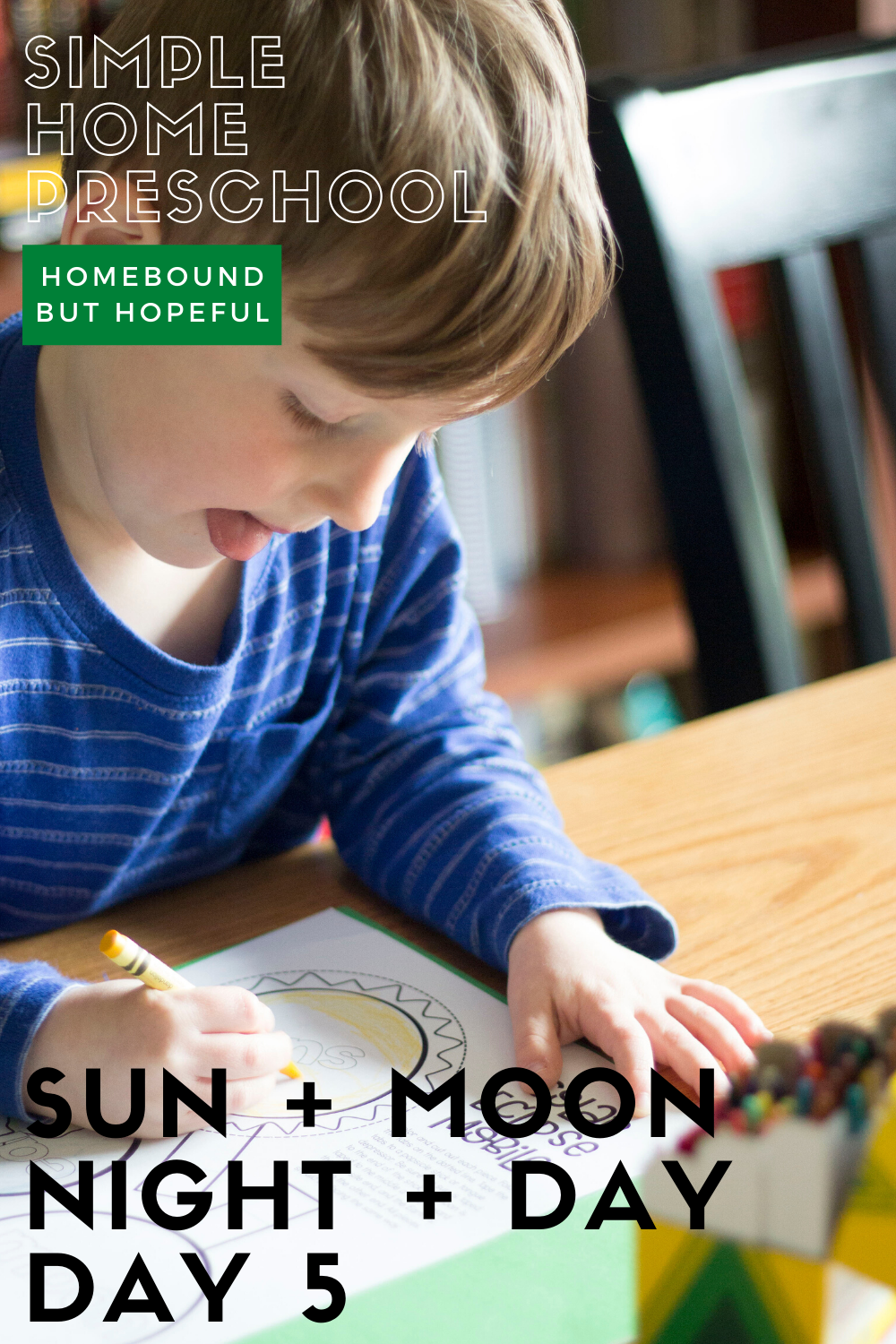We had a fun - and very crafty - day learning about eclipses together during home preschool. Don't miss all the great ideas! #homepreschool #preschooler #preschoollife #homeschoolmom