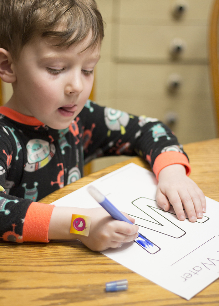 PRESCHOOL LETTER PRACTICE