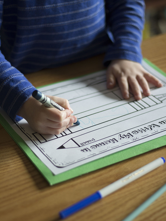 PRESCHOOL WRITING PRACTICE