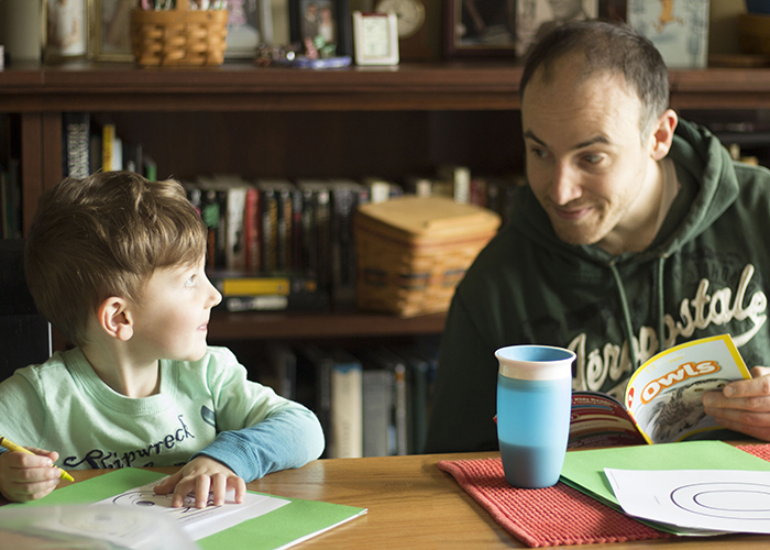 READING WITH DAD