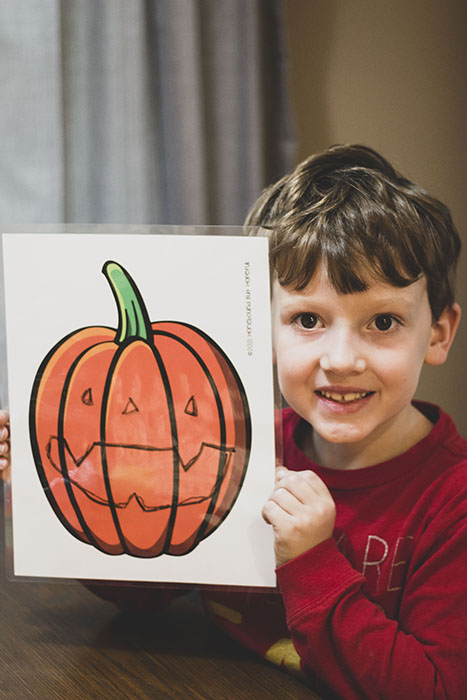 5 preschool halloween ideas draw a face
