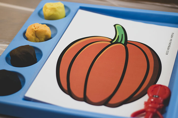 5 preschool halloween ideas play-doh face