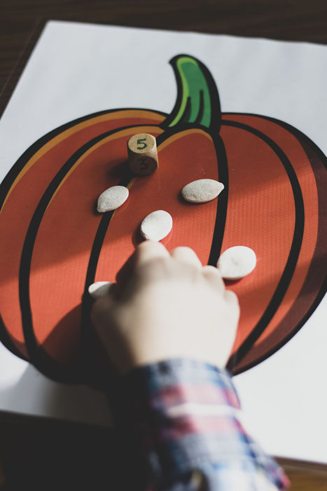 5 preschool halloween ideas pumpkin math game