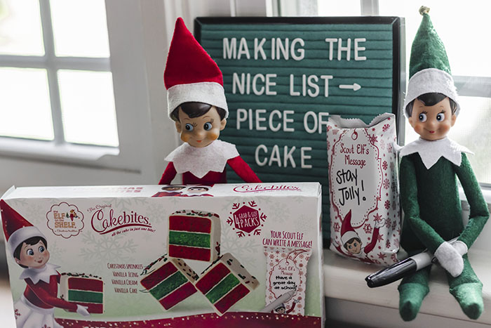 ELF ON THE SHELF CHRISTMAS CAKEBITES