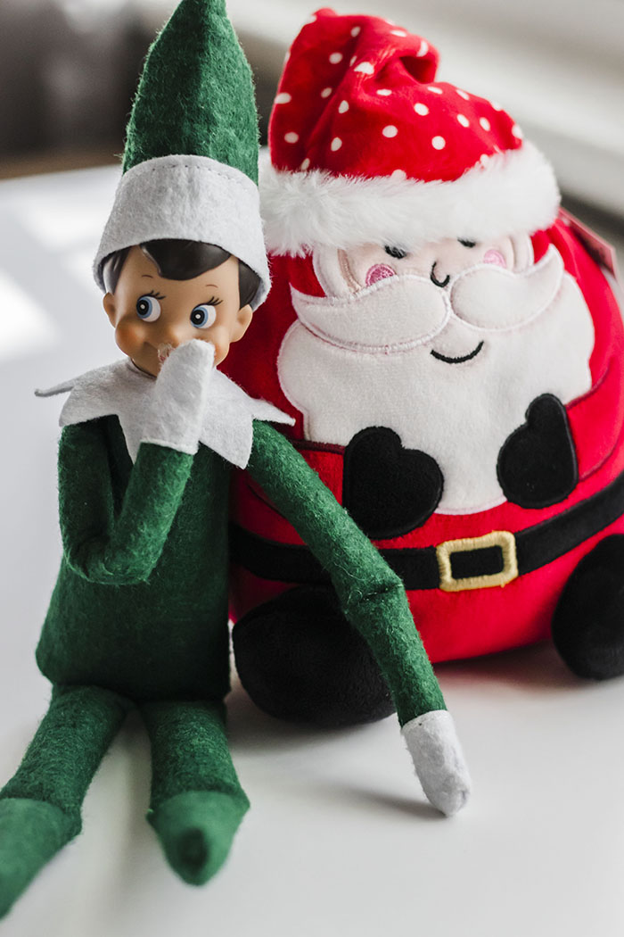ELF ON THE SHELF WITH SQUISH